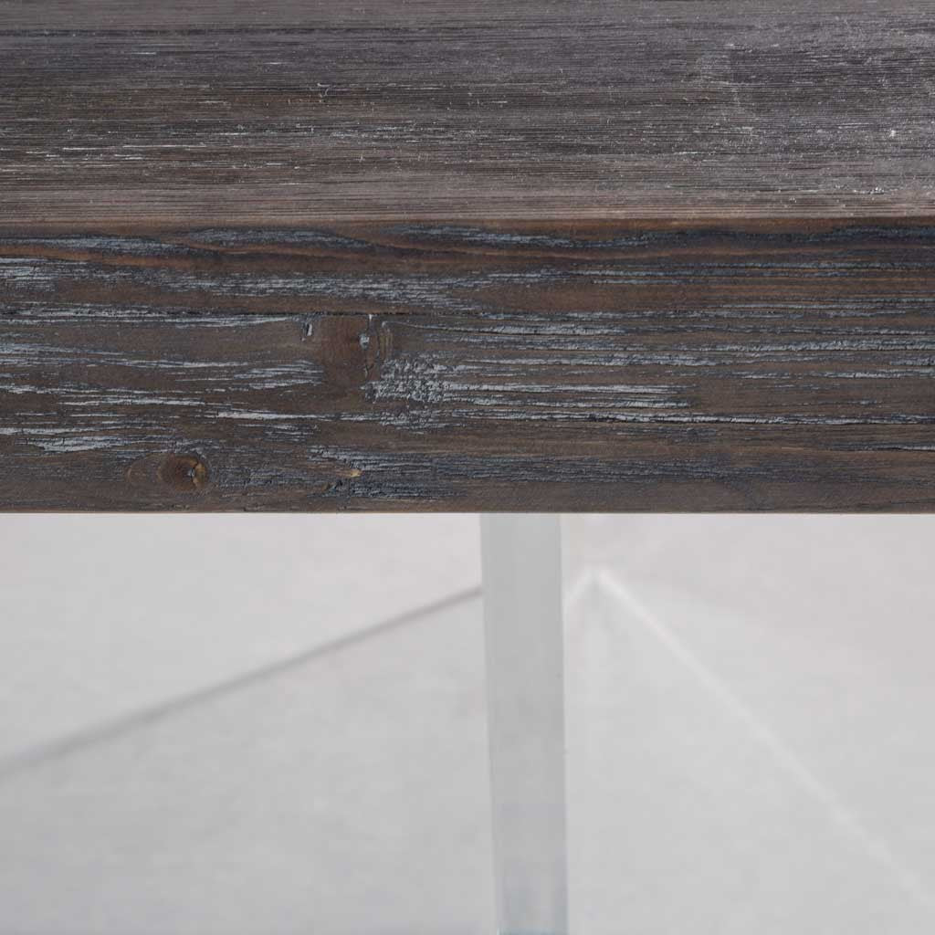 Brest Pine/Lucite Dining Table