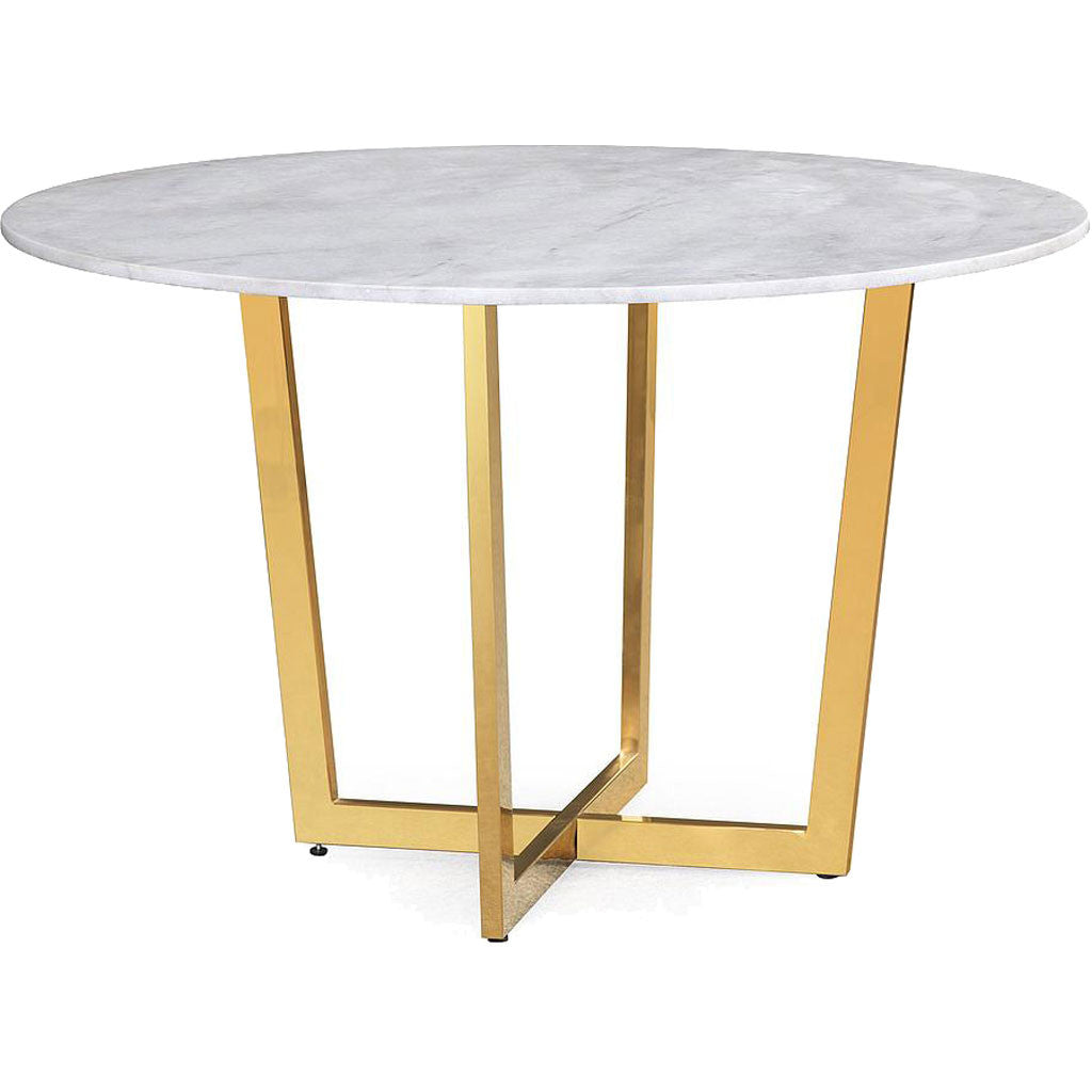 Munford Marble Dining Table White
