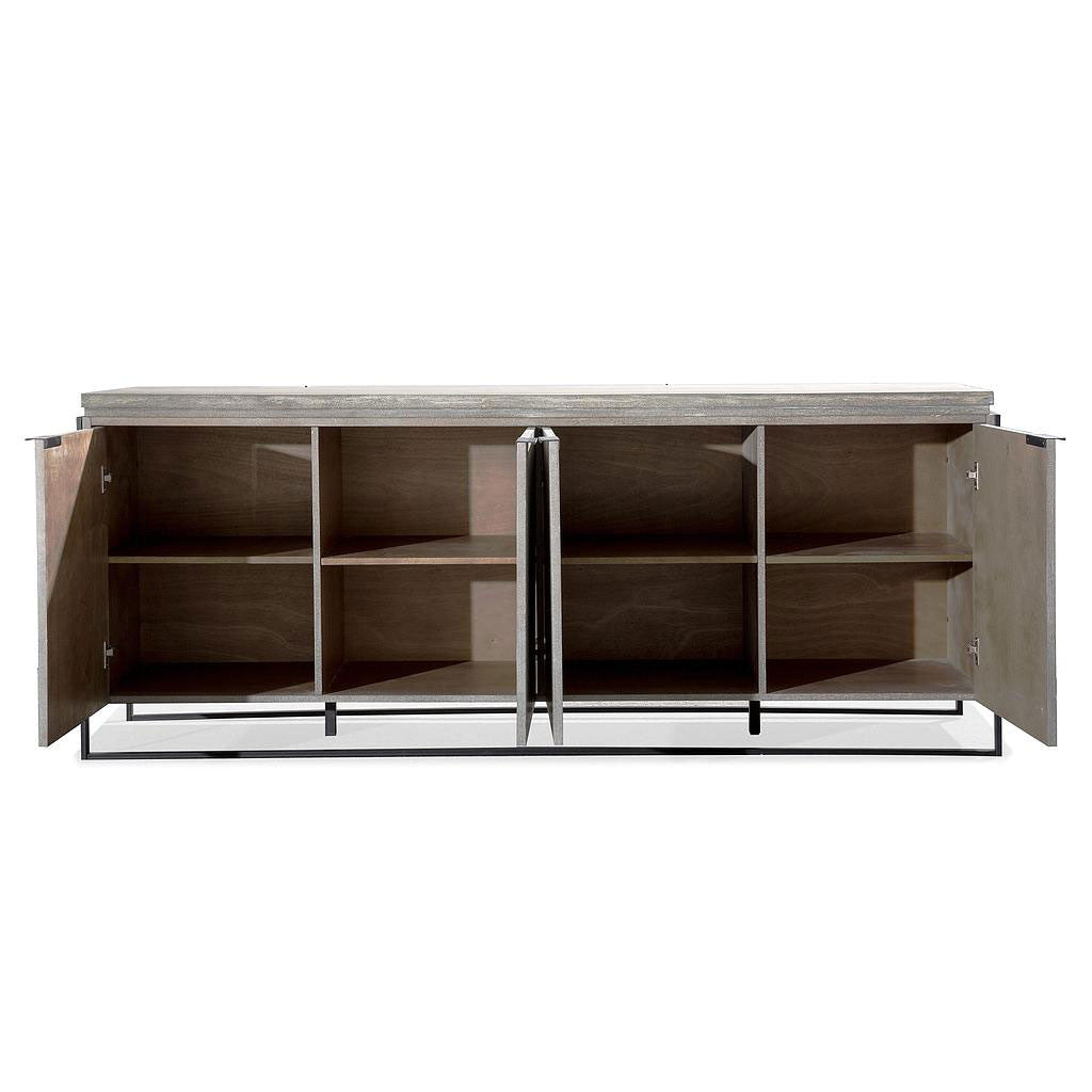 Wilton Elm Buffet Gray/Brown