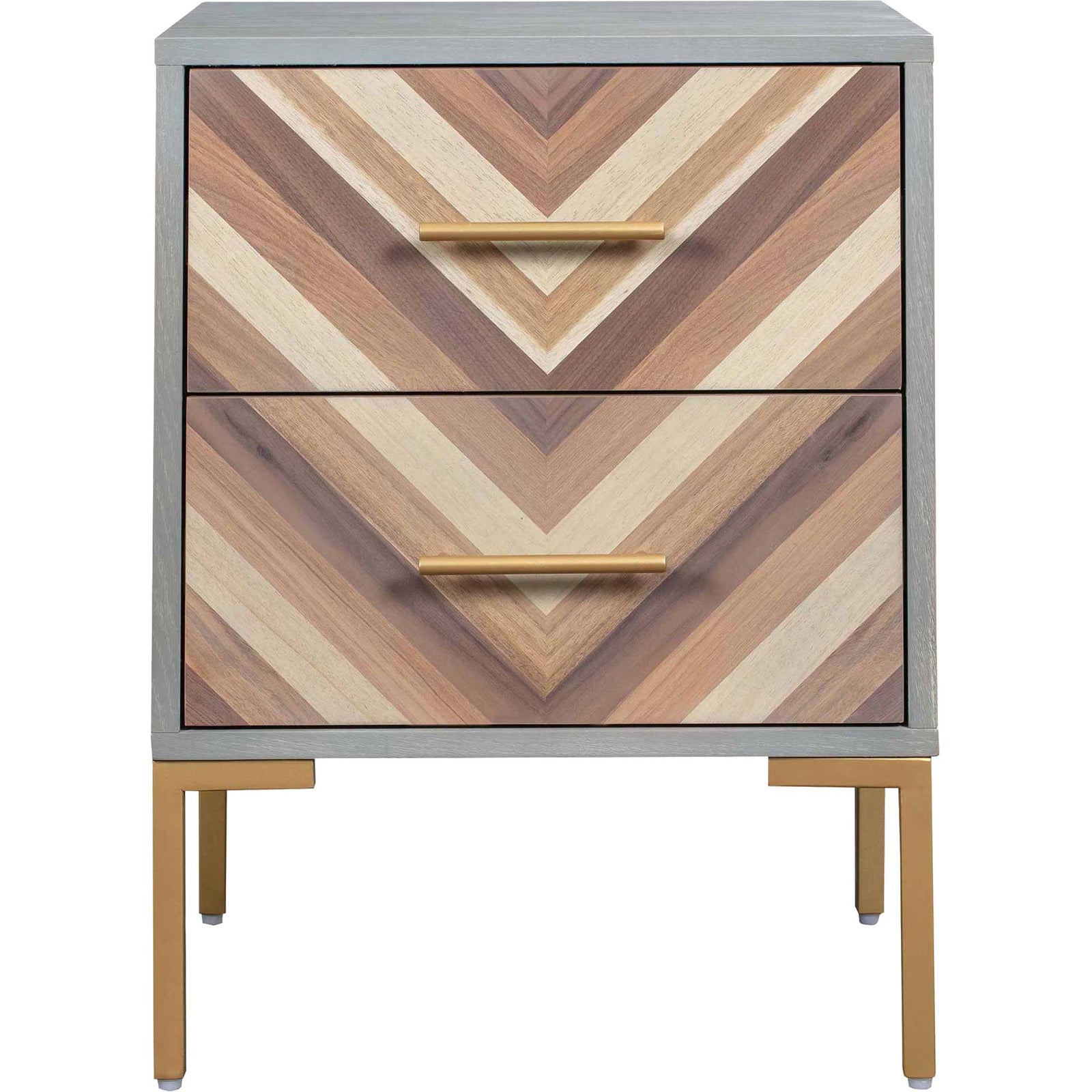 Quiana Side Table Gray