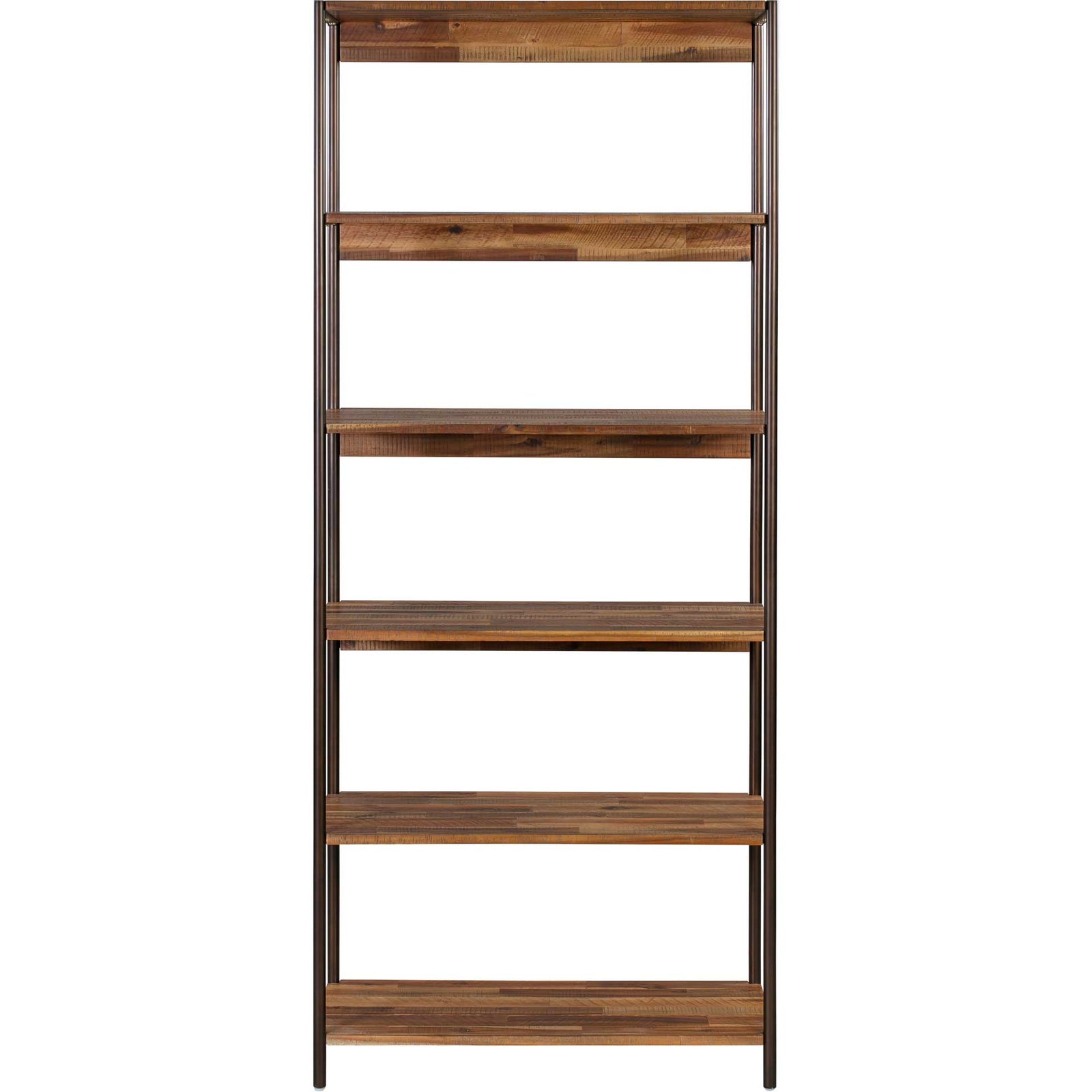 Boston Wooden Bookcase Rustic Acacia
