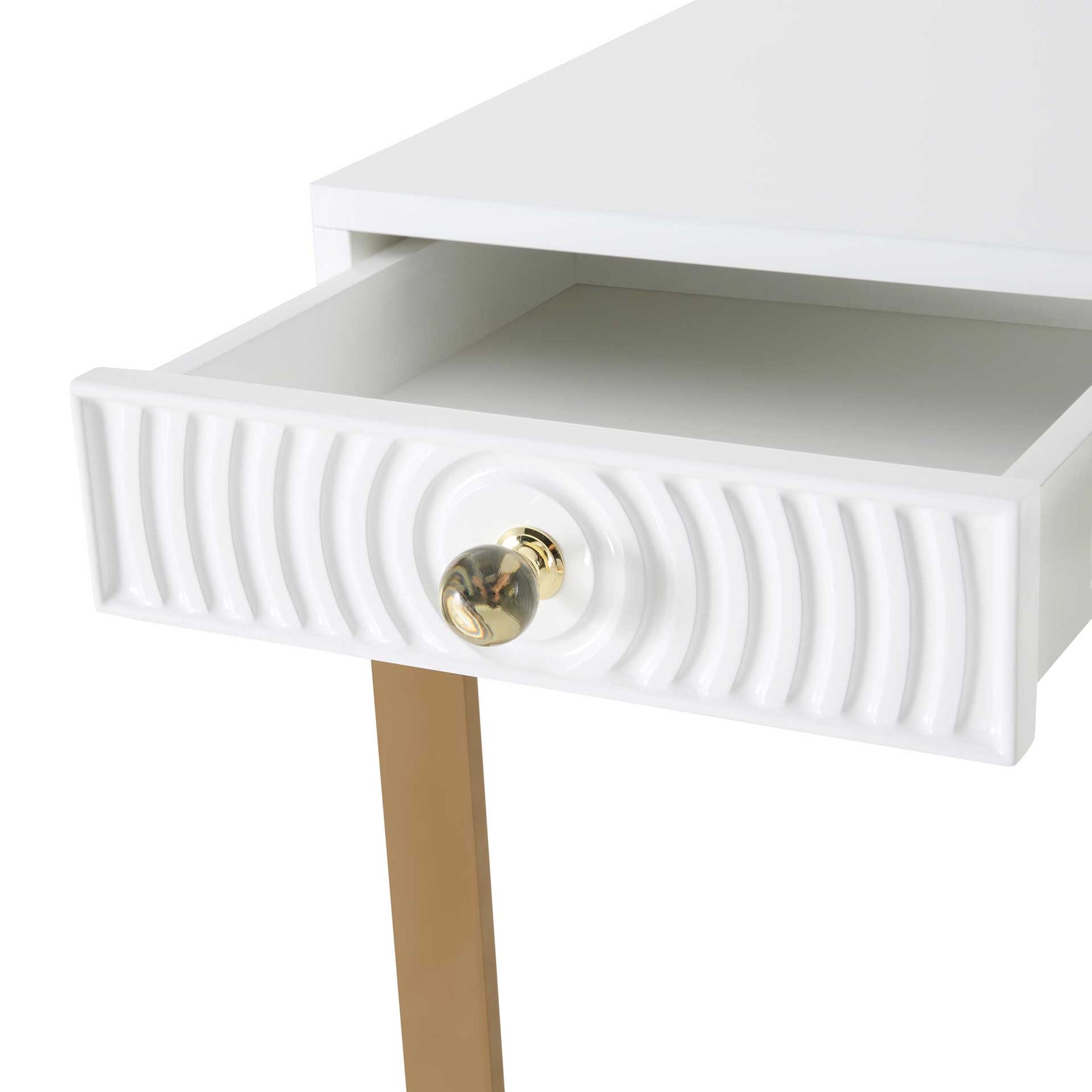 Jander Lacquer Desk White