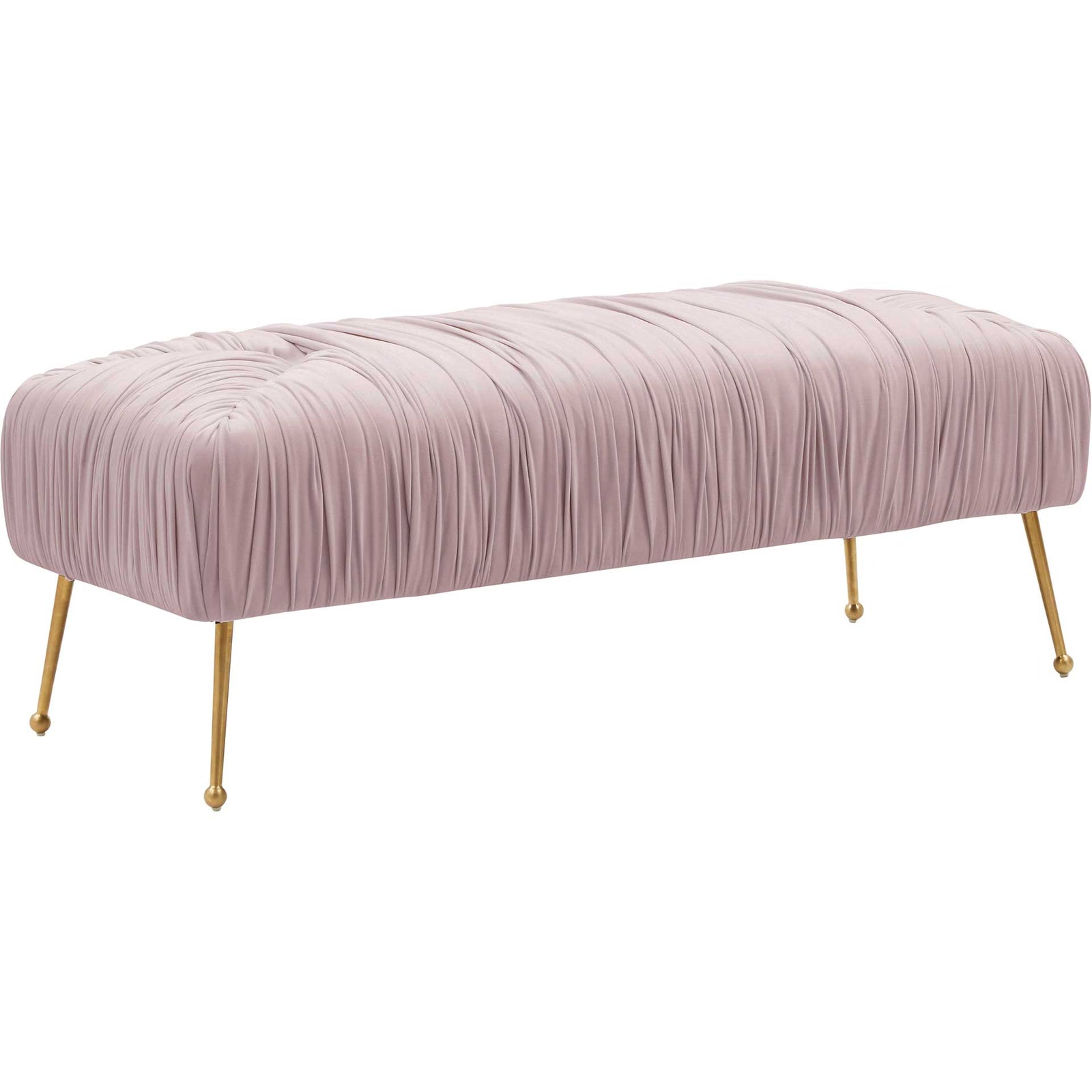 Jenesis Velvet Bench Mauve