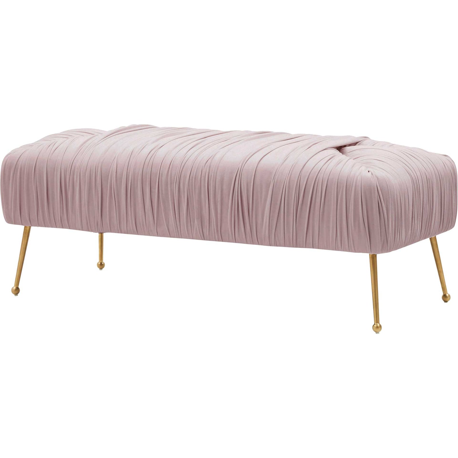 Jenesis Velvet Bench Mauve