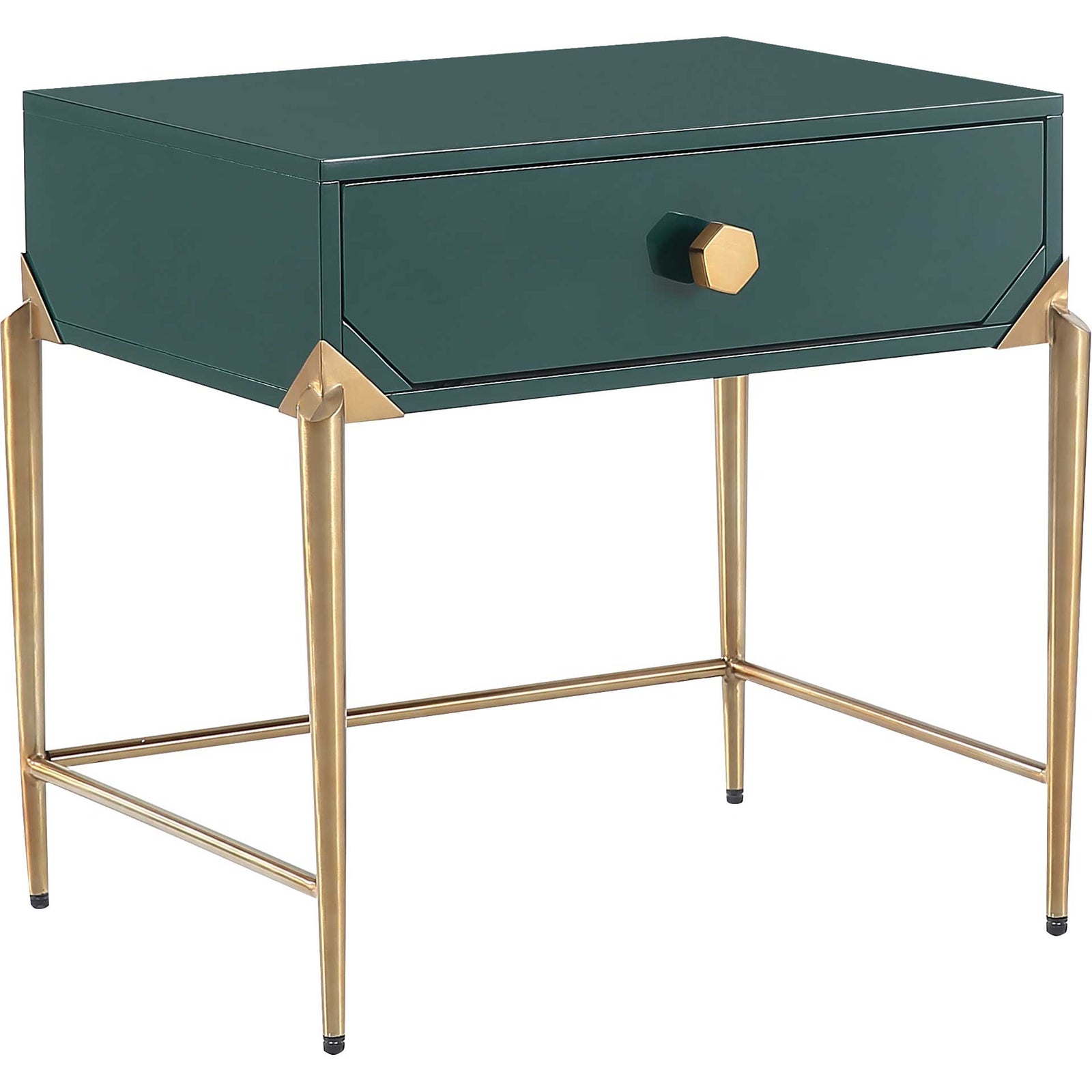 Bailey Lacquer Side Table Green