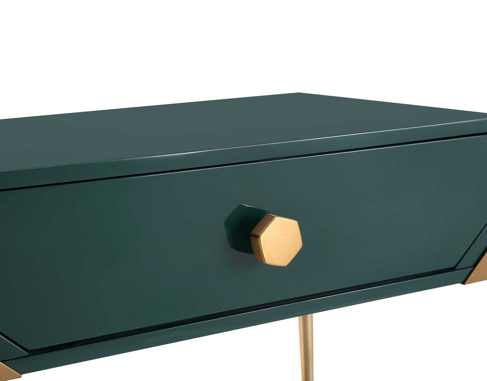 Bailey Lacquer Side Table Green