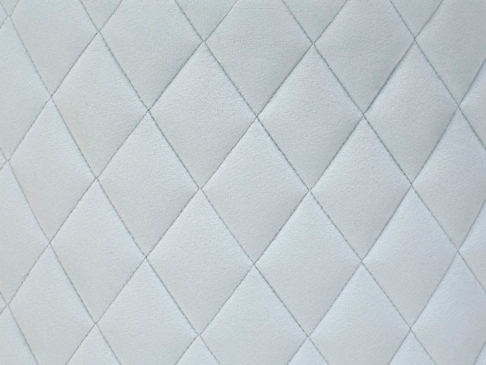 Abey Velvet Ottoman Blue