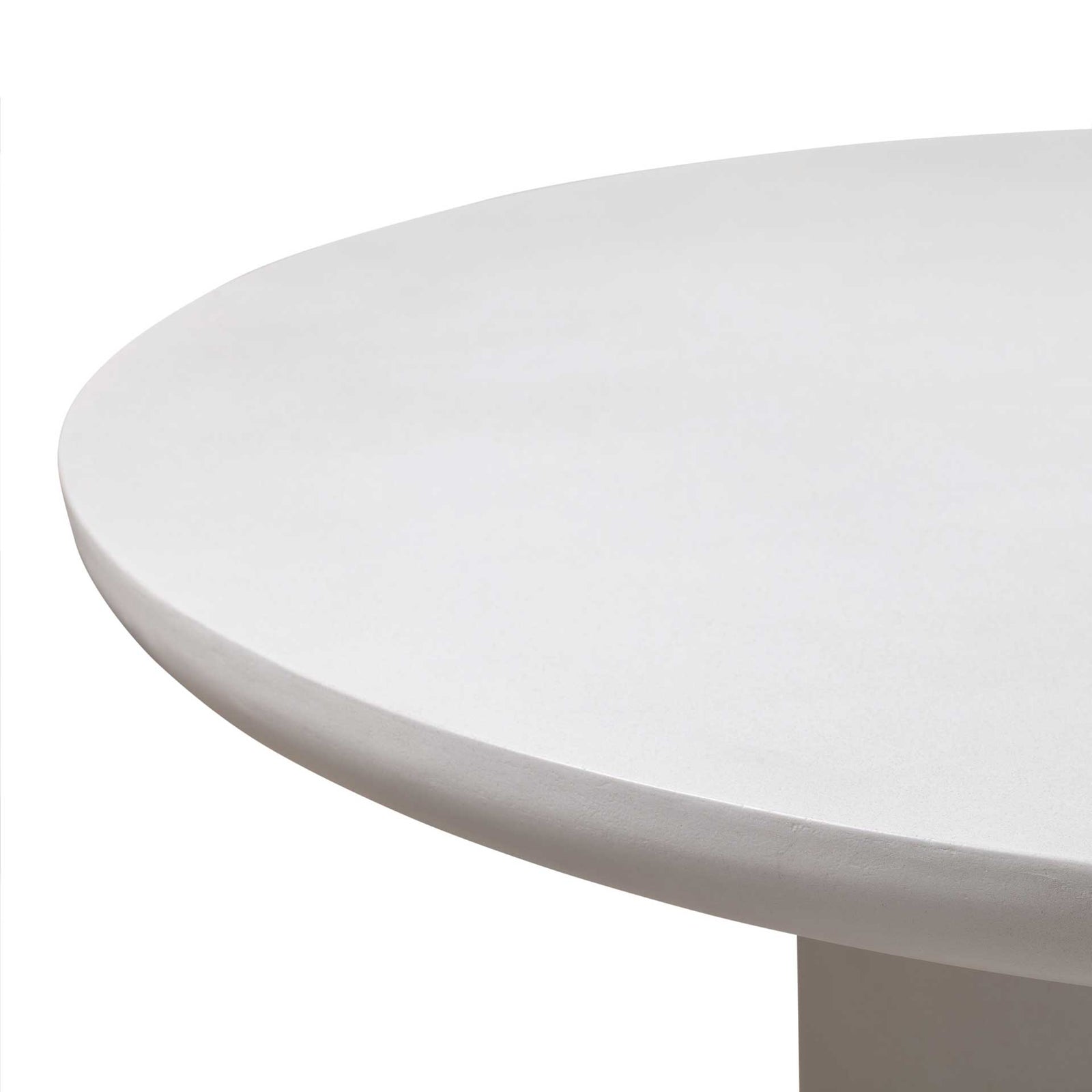 Roland Concrete Dining Table Ivory