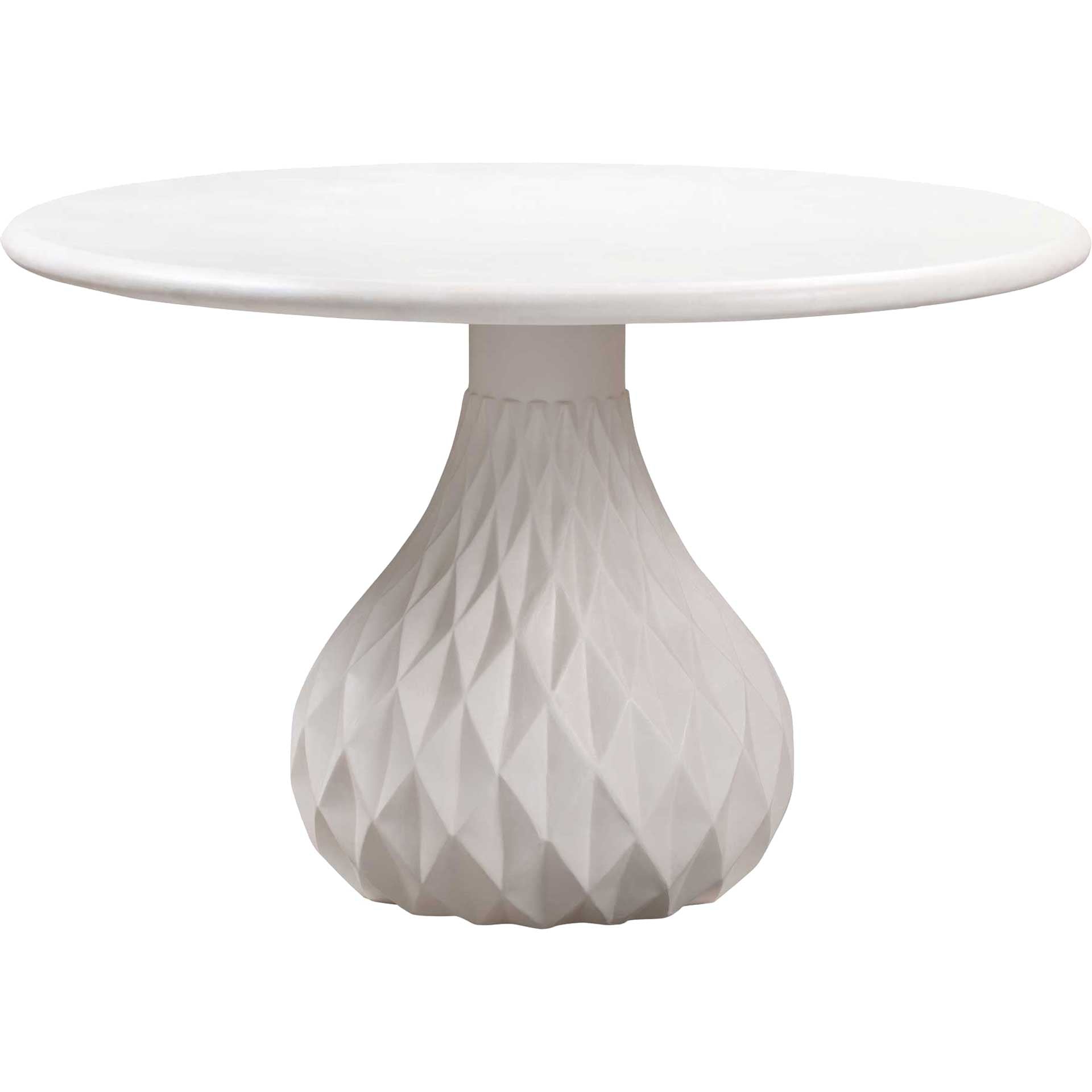 Tunisia Concrete Dining Table Ivory