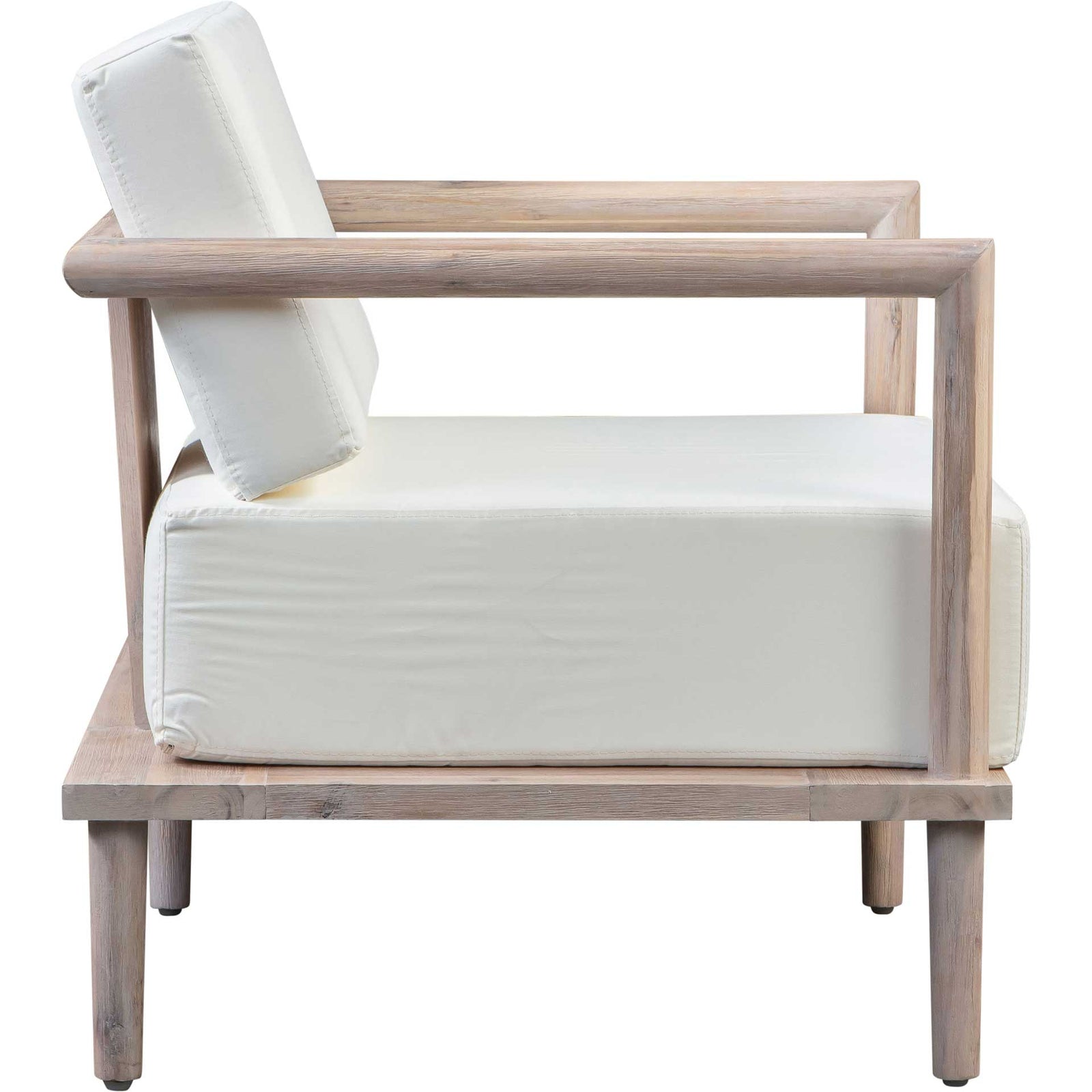 Emery Outdoor Lounge Chair Cream