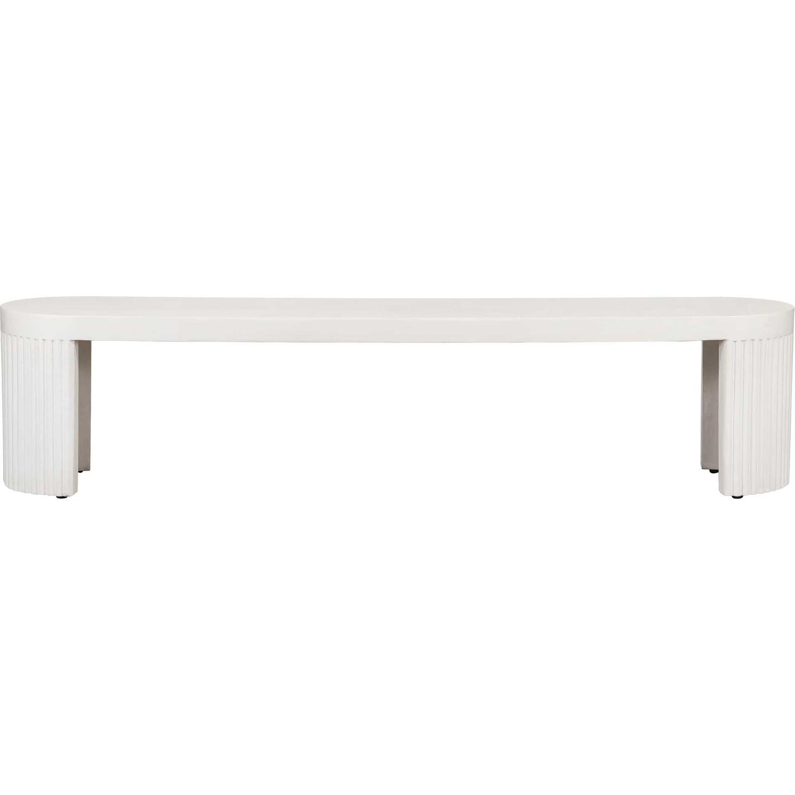 Waylon Concrete Bench White