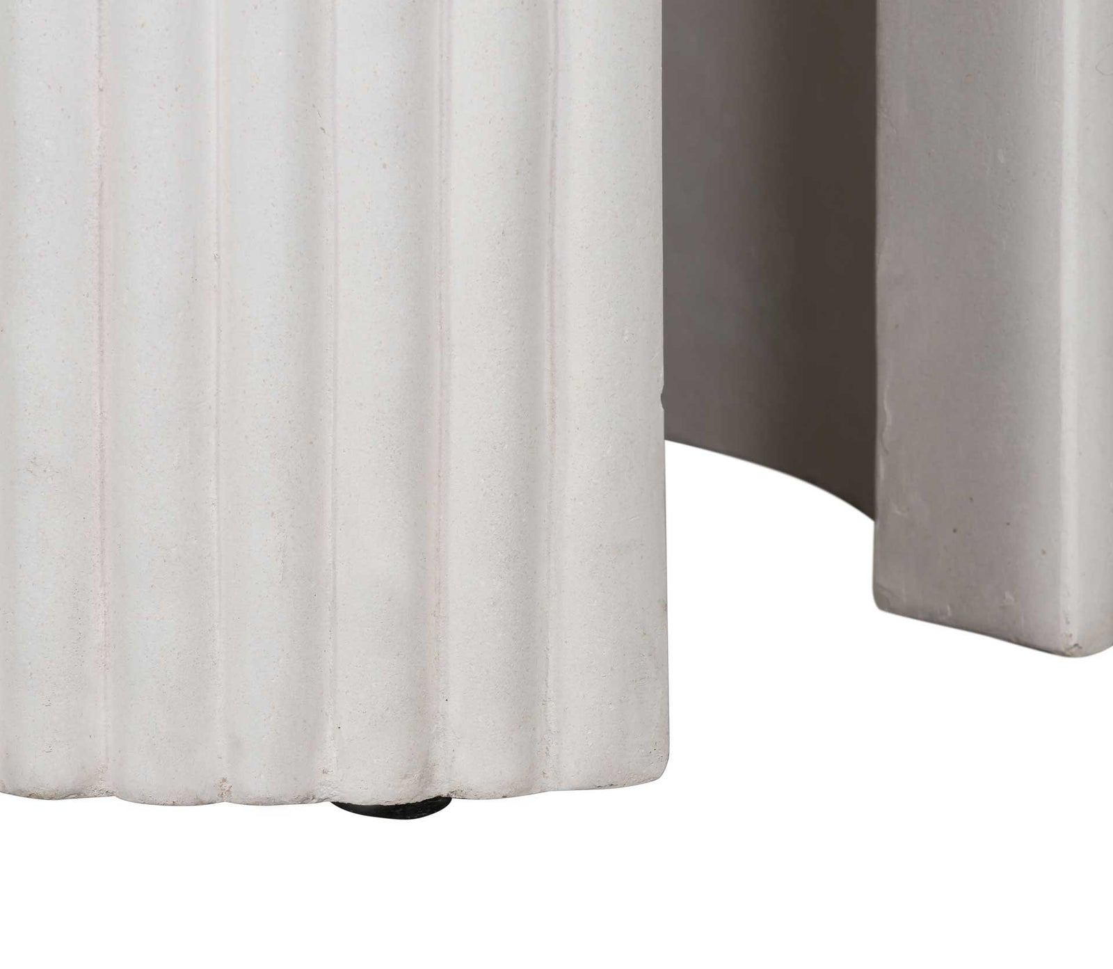 Waylon Concrete Stool White