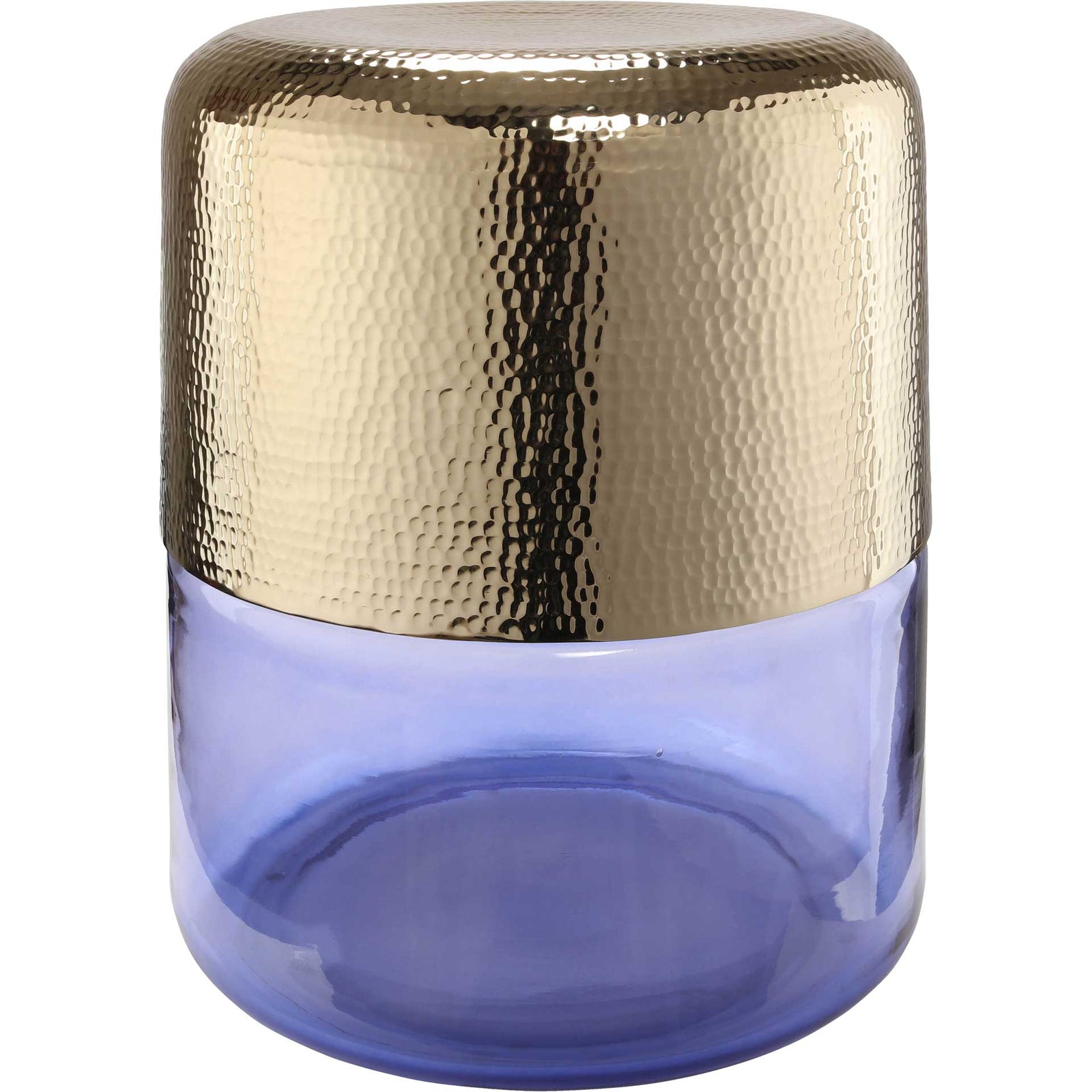 Kolten Side Table Gold/Purple