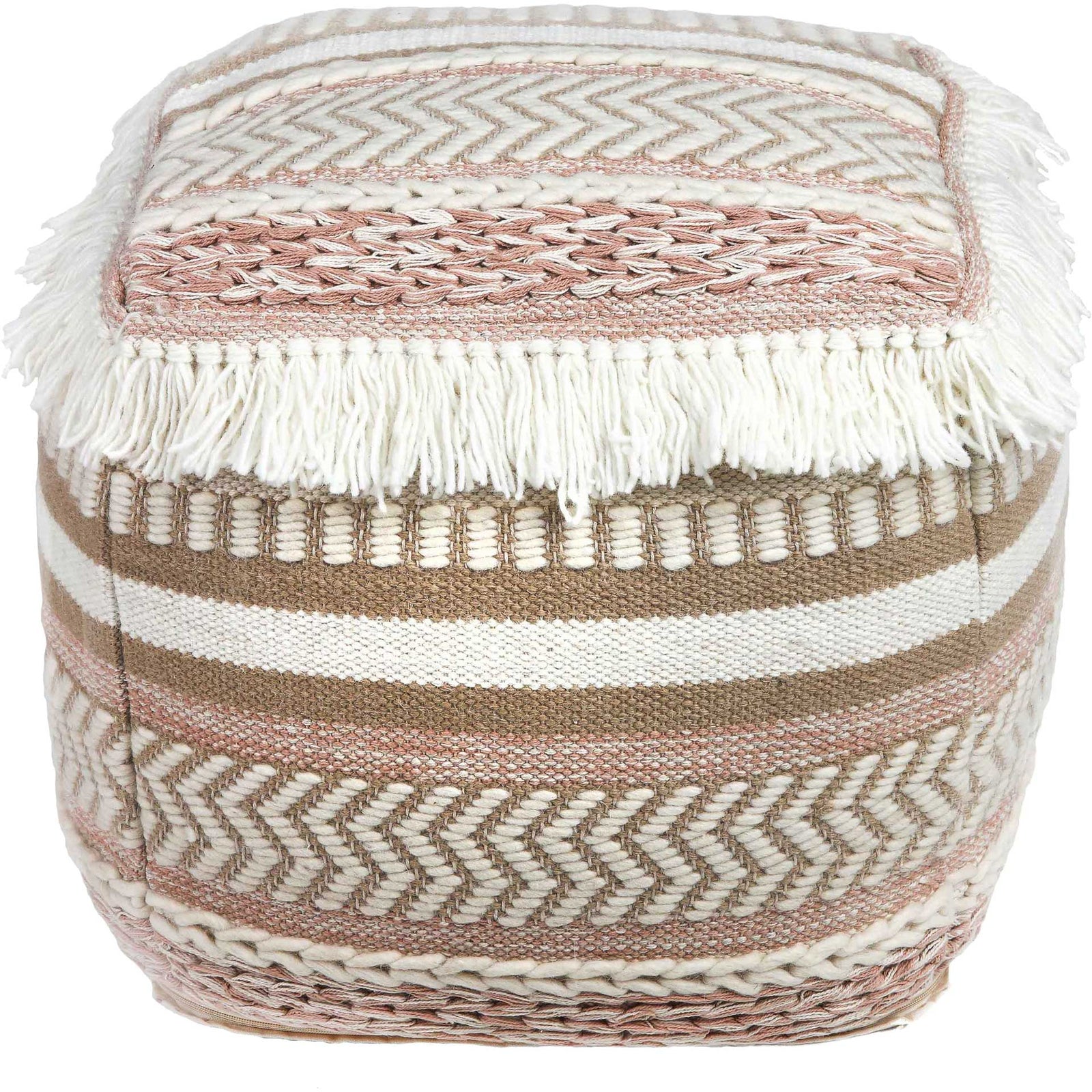 Shaniya Pouf Multi Colored