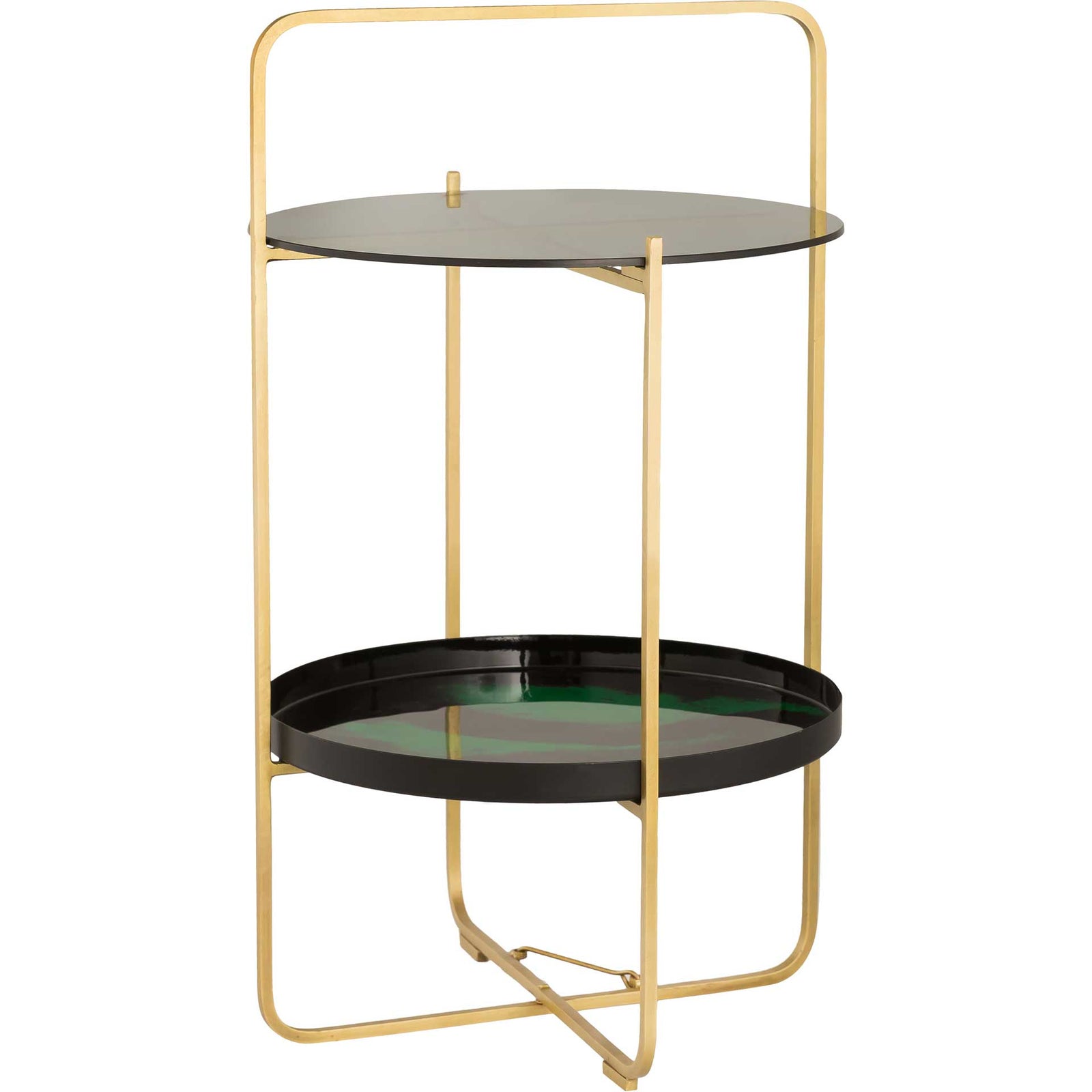 Enamel Side Table Green