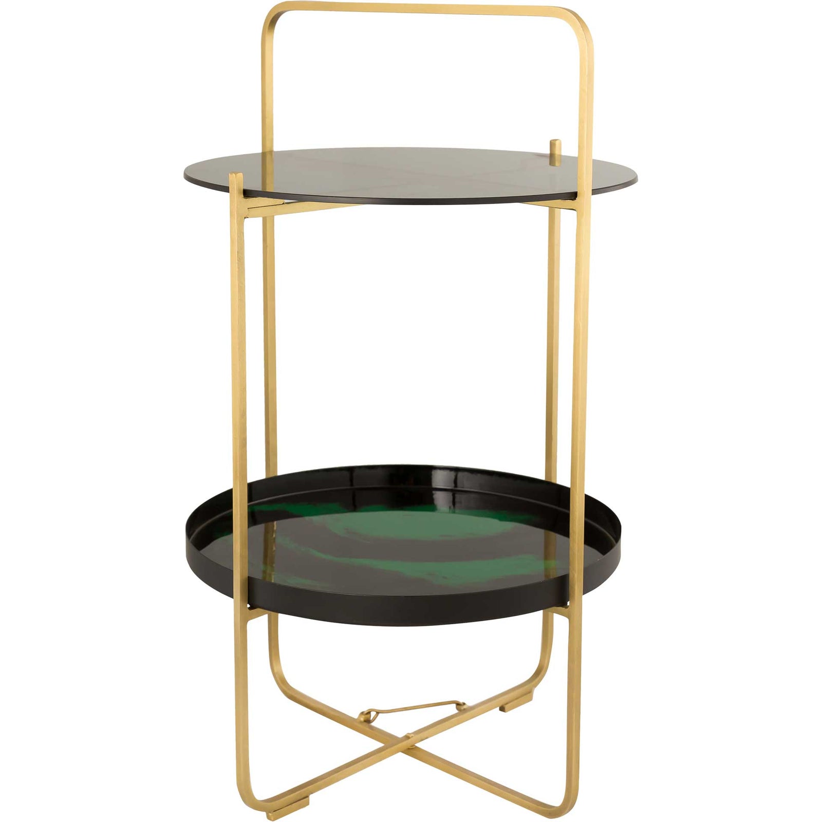 Enamel Side Table Green