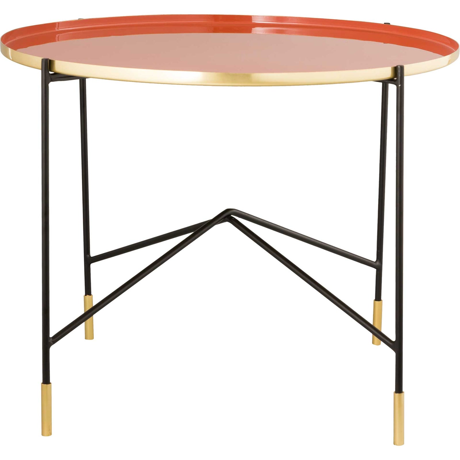 Enamel Petite Coffee Table Salmon
