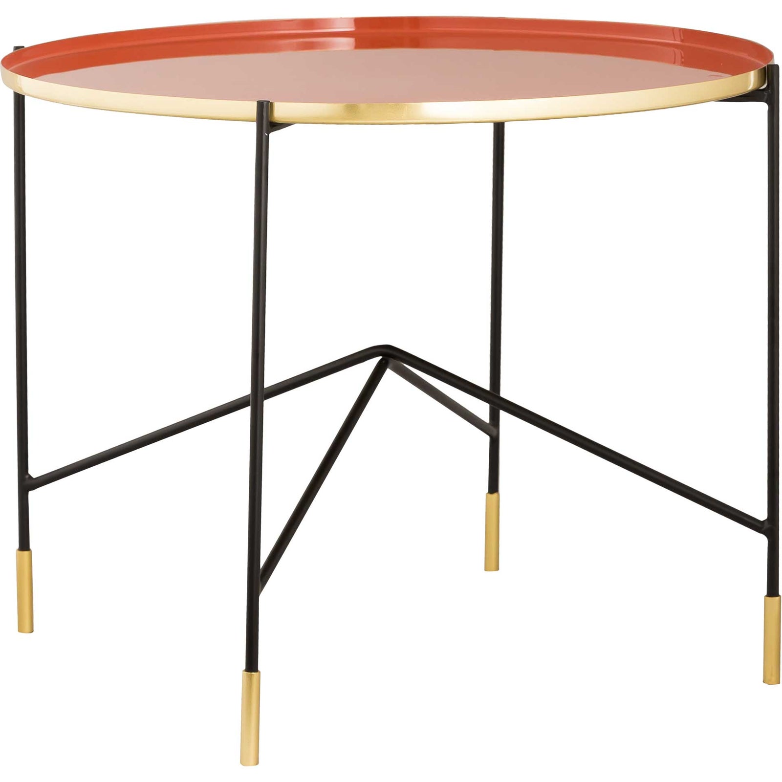 Enamel Petite Coffee Table Salmon