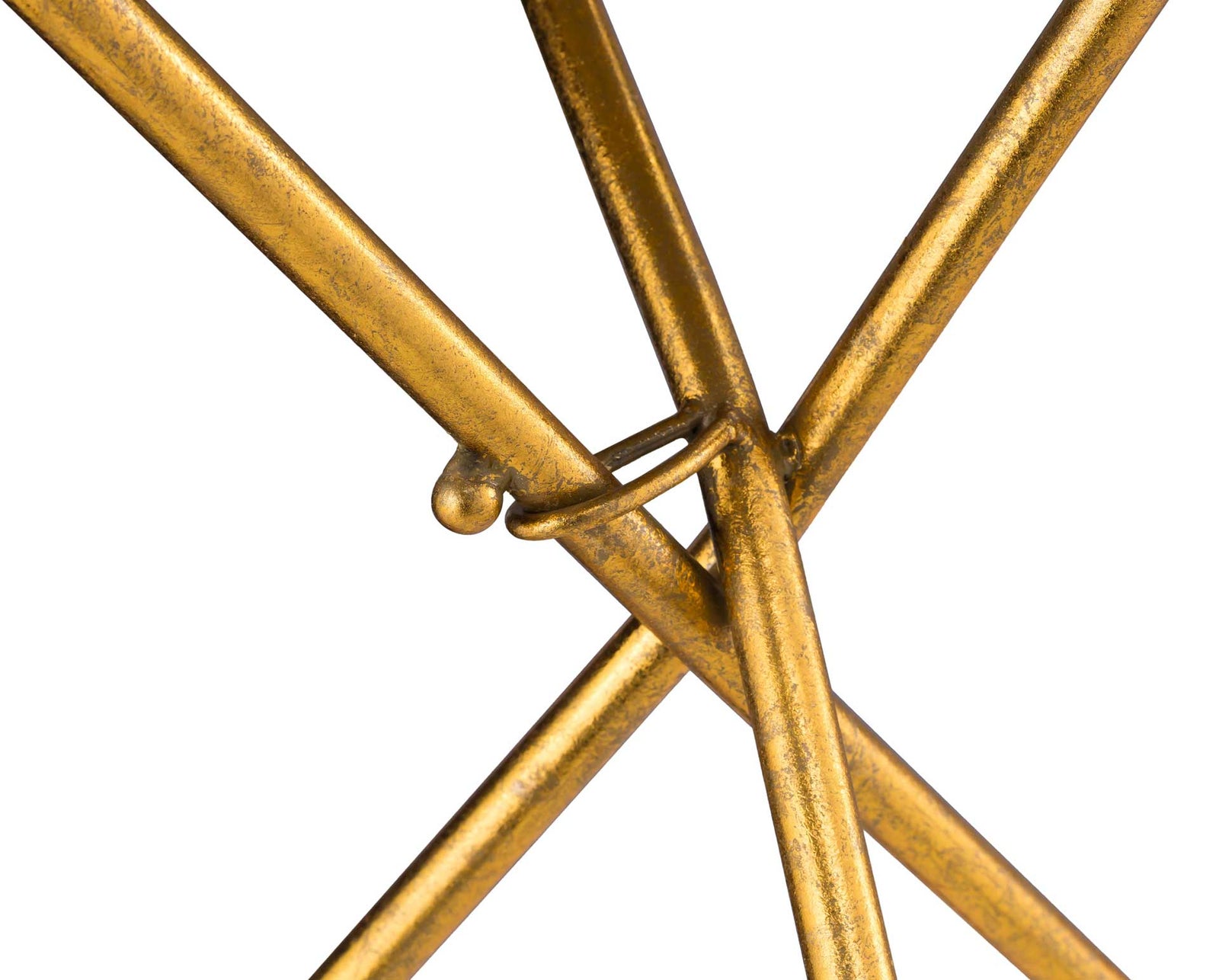 Landen Agate Side Table Gold/Blue