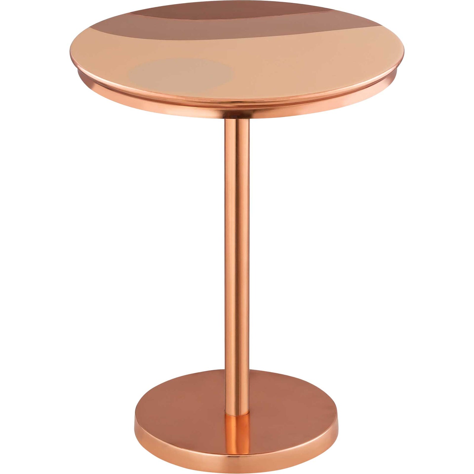 Sunflower Handpainted Side Table Copper