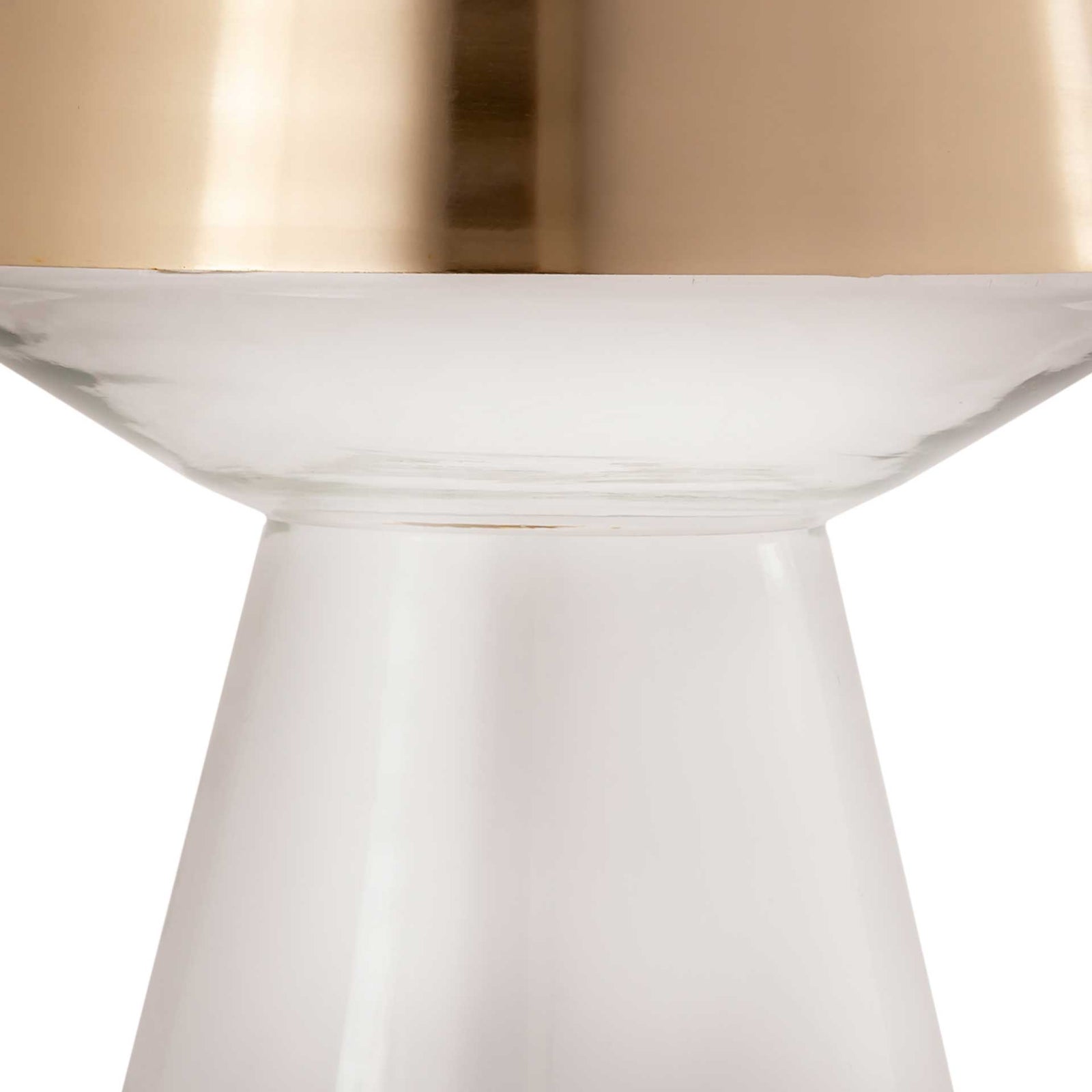 Trina Side Table Gold/Transparent