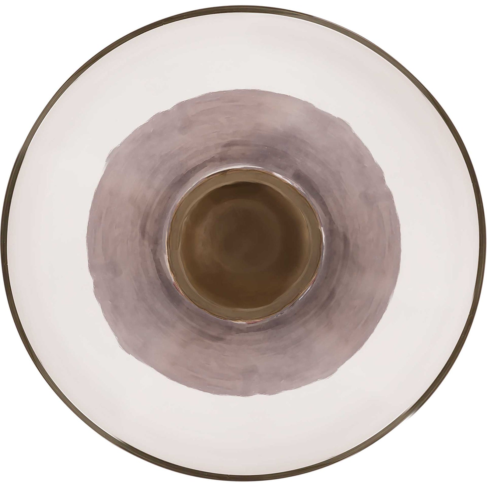 August Side Table Gray/Transparent