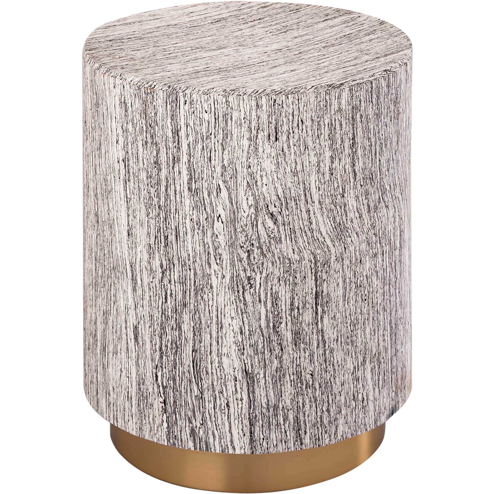 Dallas Side Table Distressed White