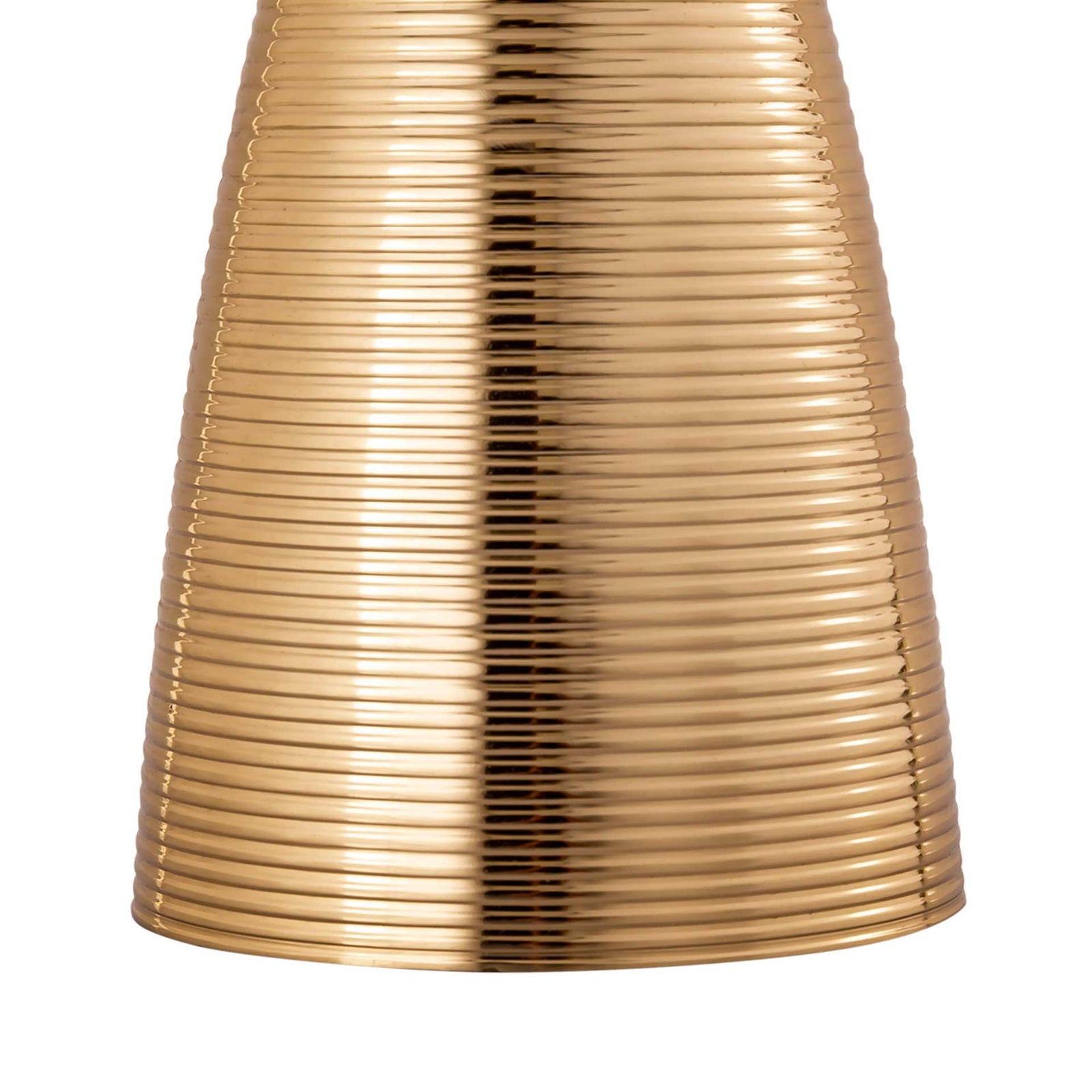 Celine Ribbed Side Table Gold