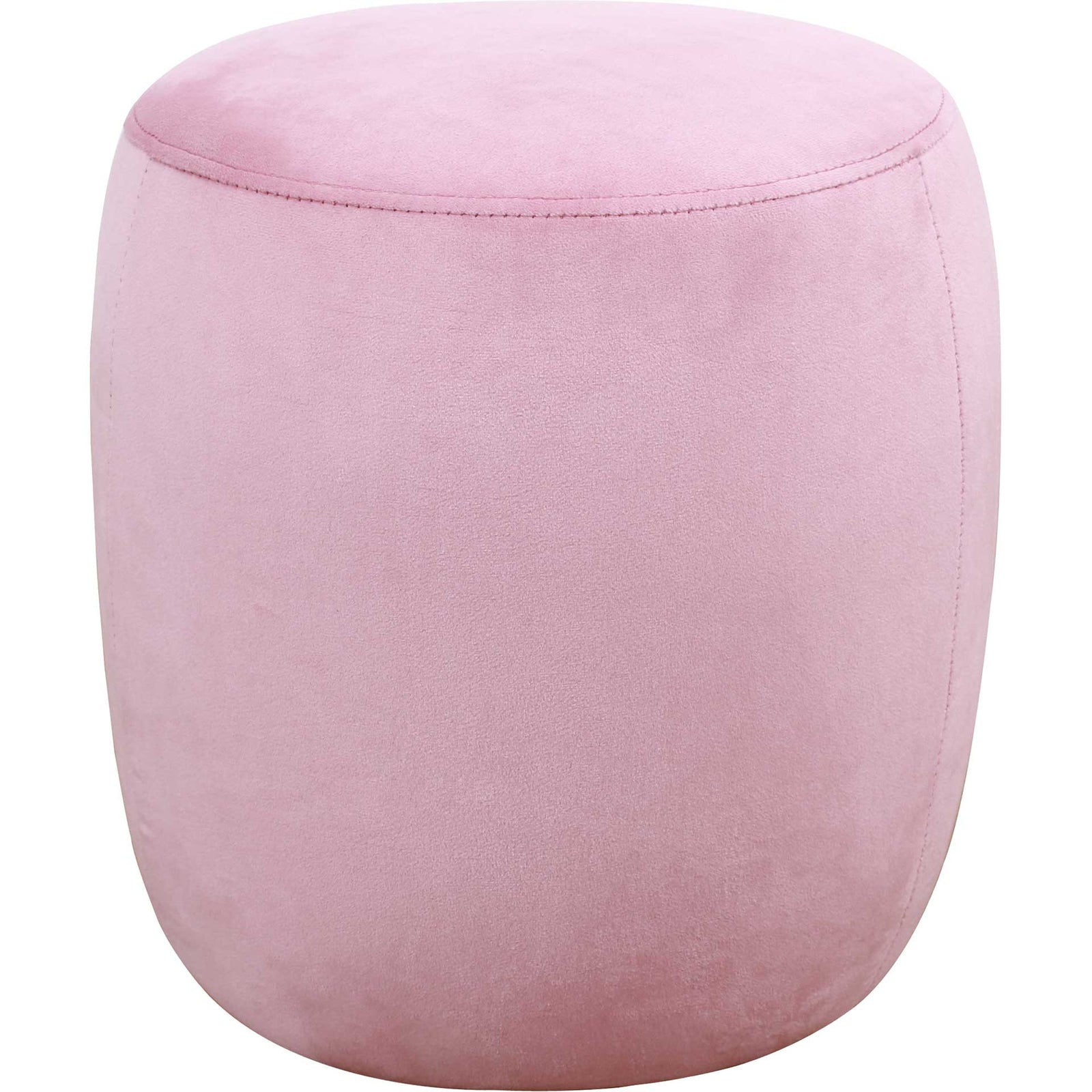 Wilder Velvet Ottoman Blush