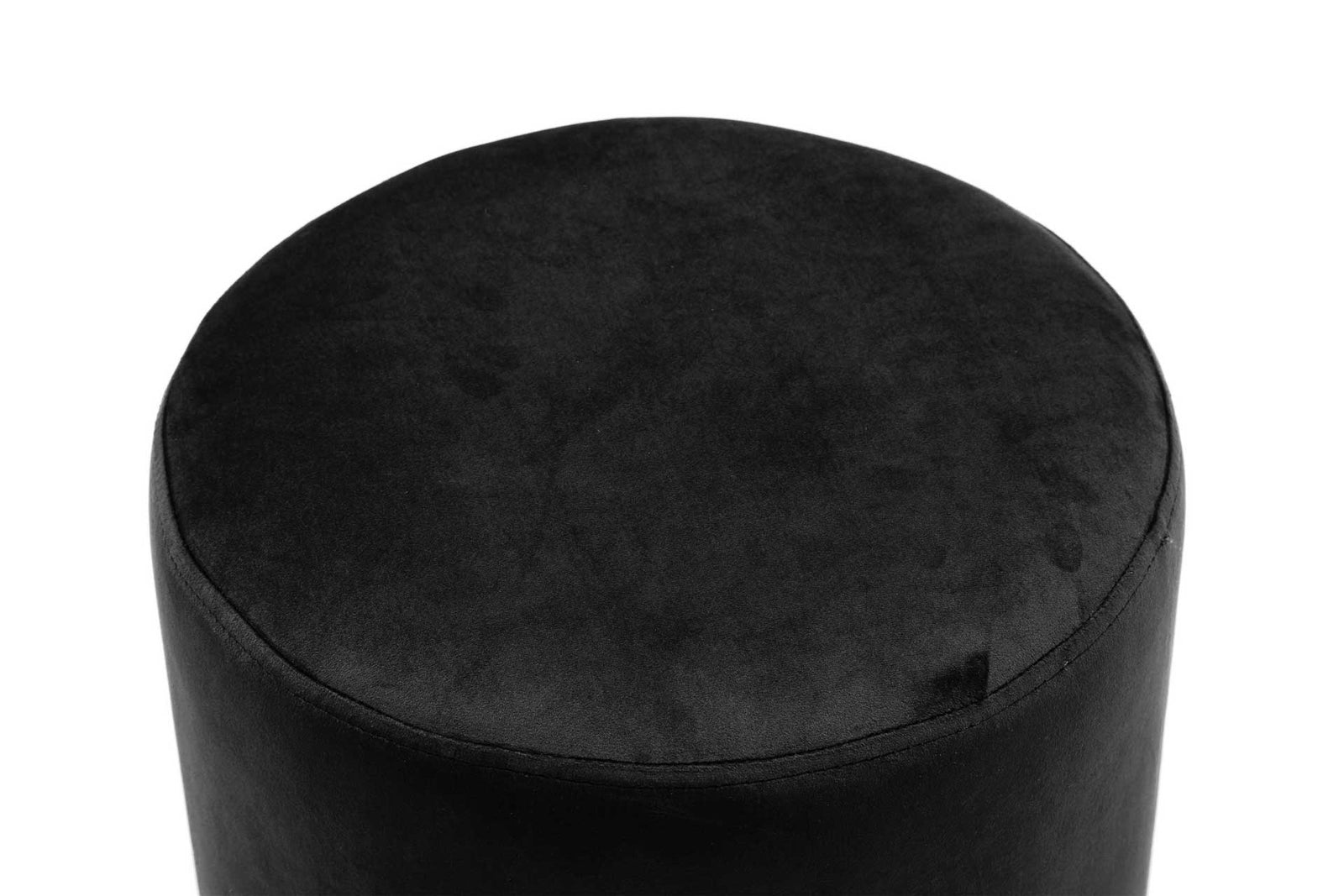 Proclaim Velvet Ottoman Black