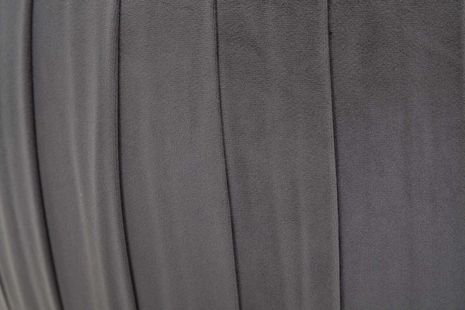 Flower Velvet Storage Ottoman Gray