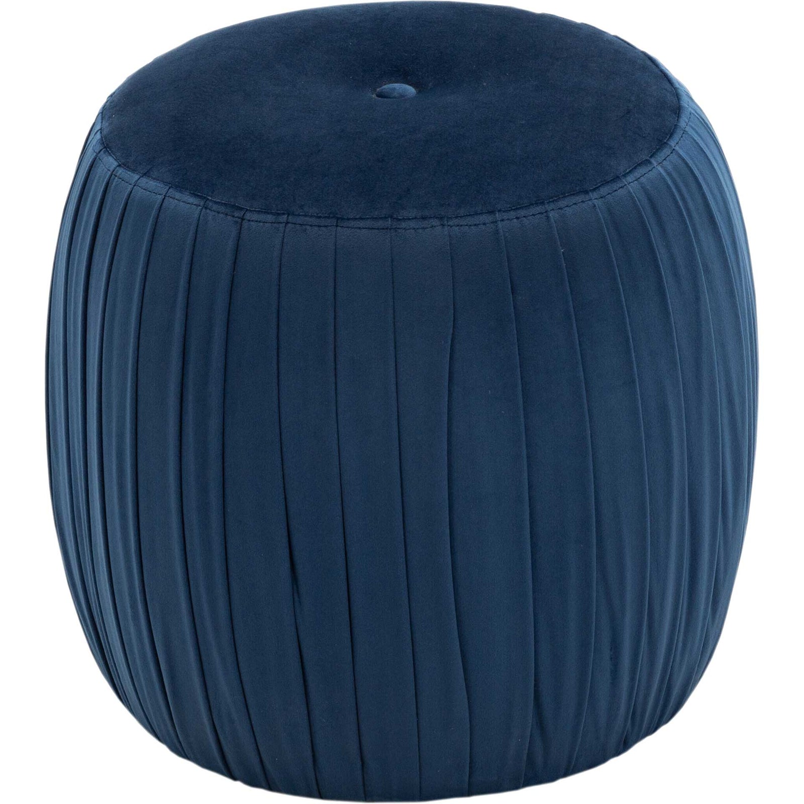 Sonny Velvet Ottoman Navy