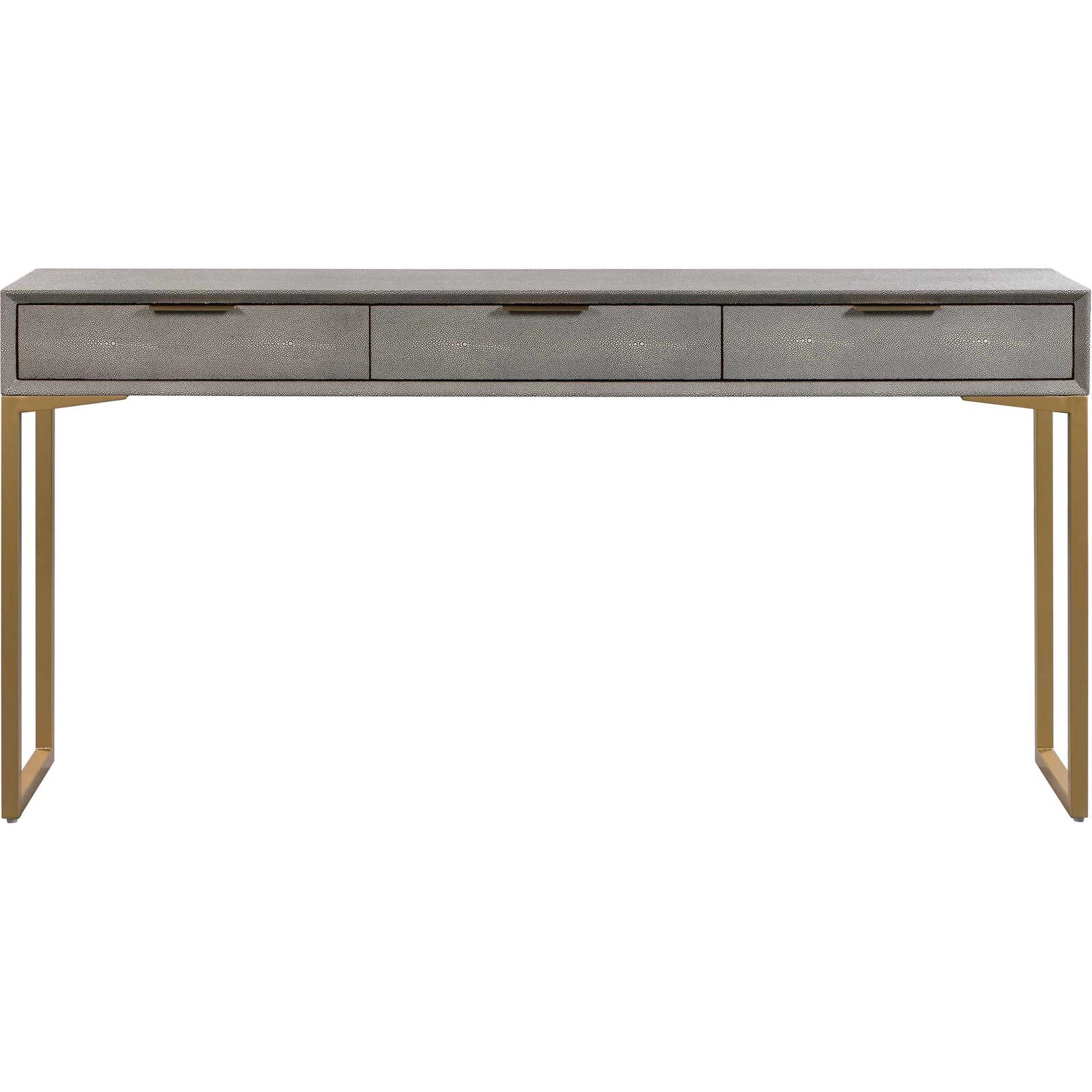 Pedro Shagreen Console Table Gray