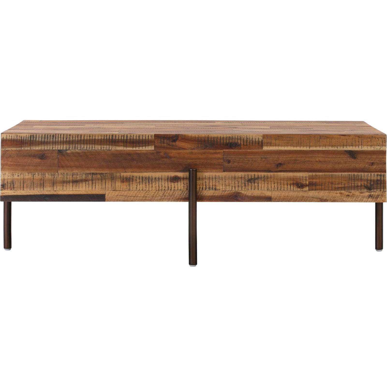 Boston Wooden Coffee Table Rustic/Dark Brown