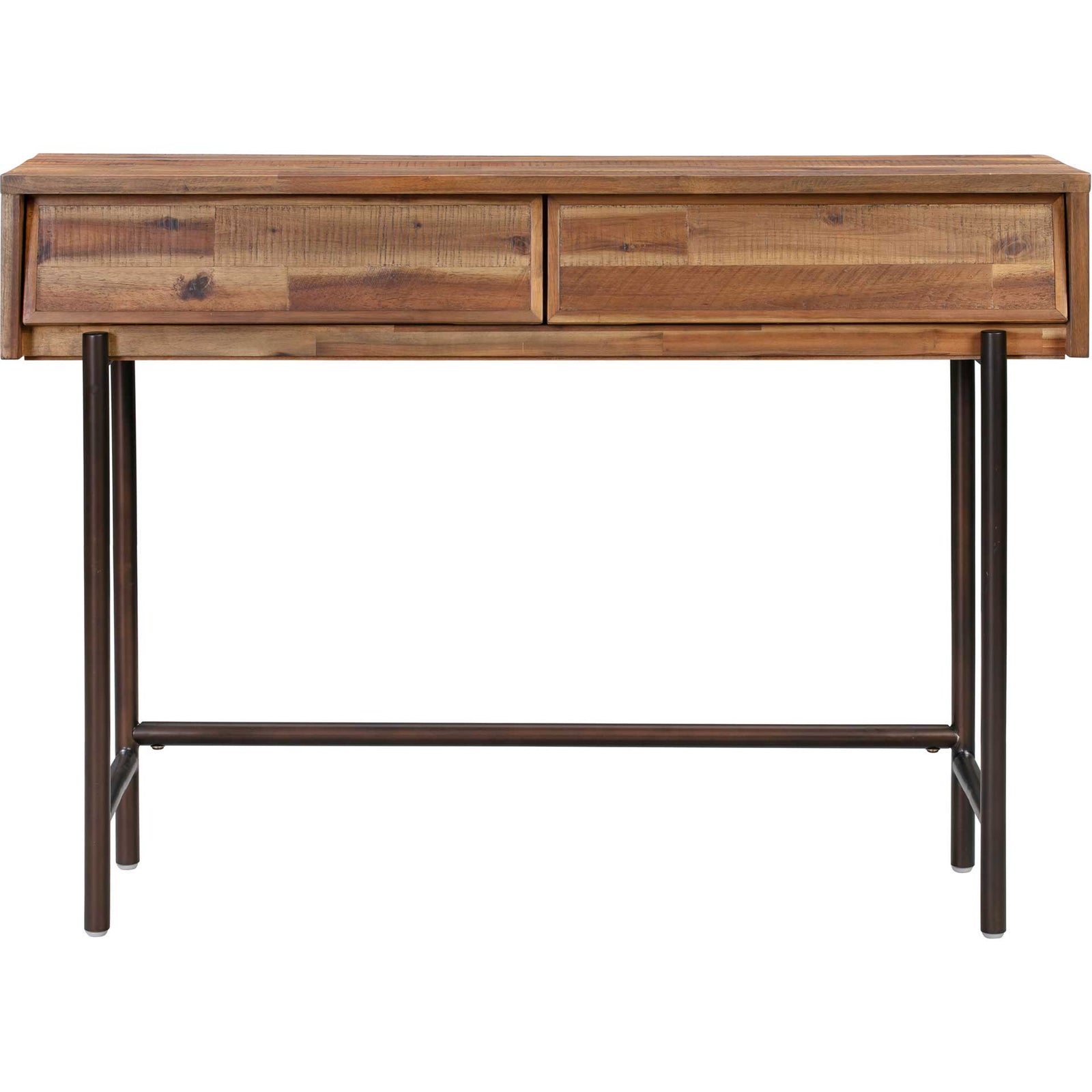 Boston Wooden Console Table Rustic/Dark Brown