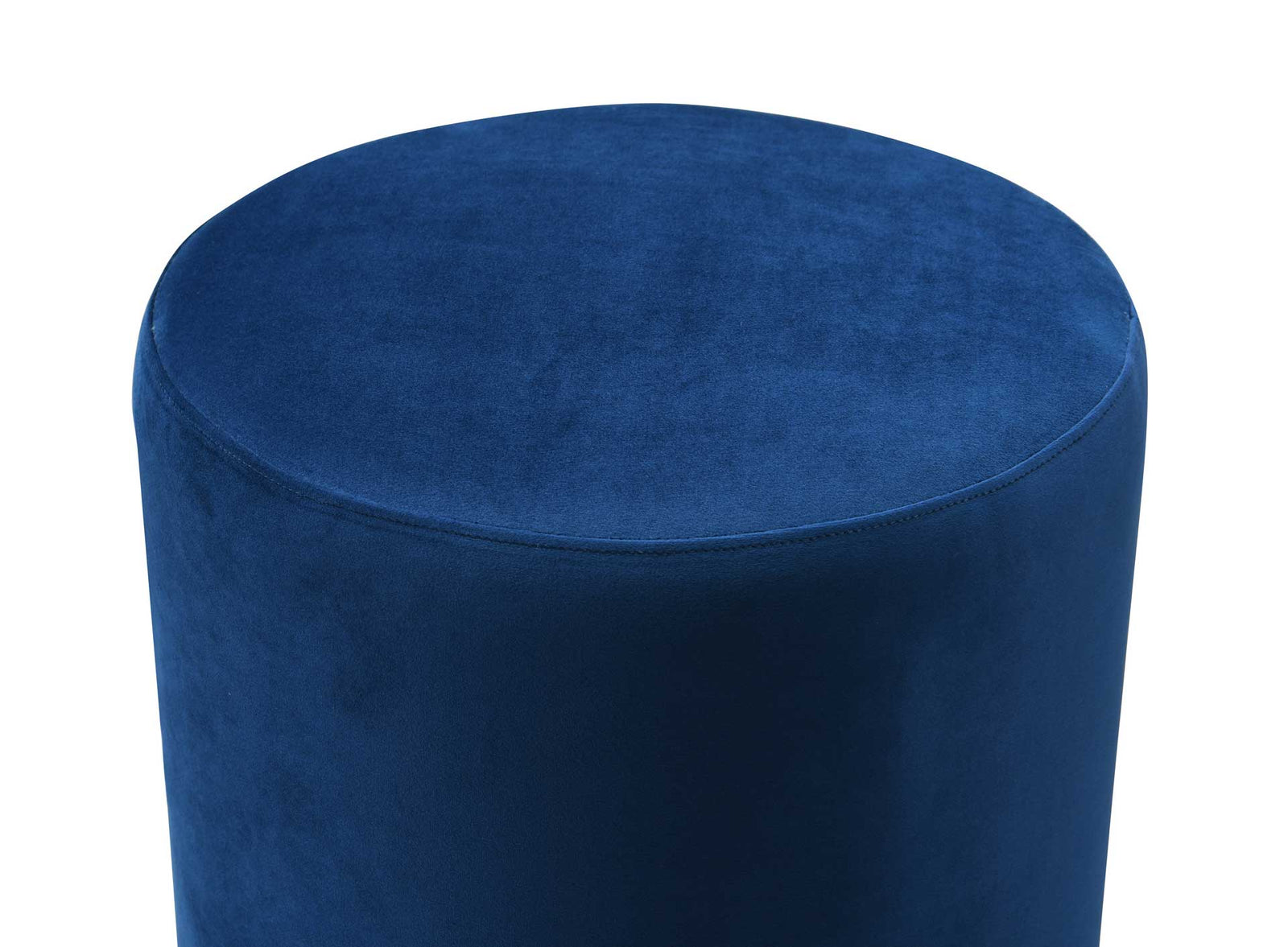 Ophelia Velvet Ottoman Navy