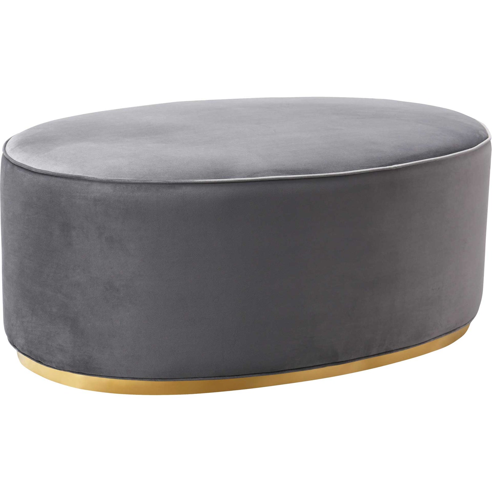 Scoop Ottoman Gray