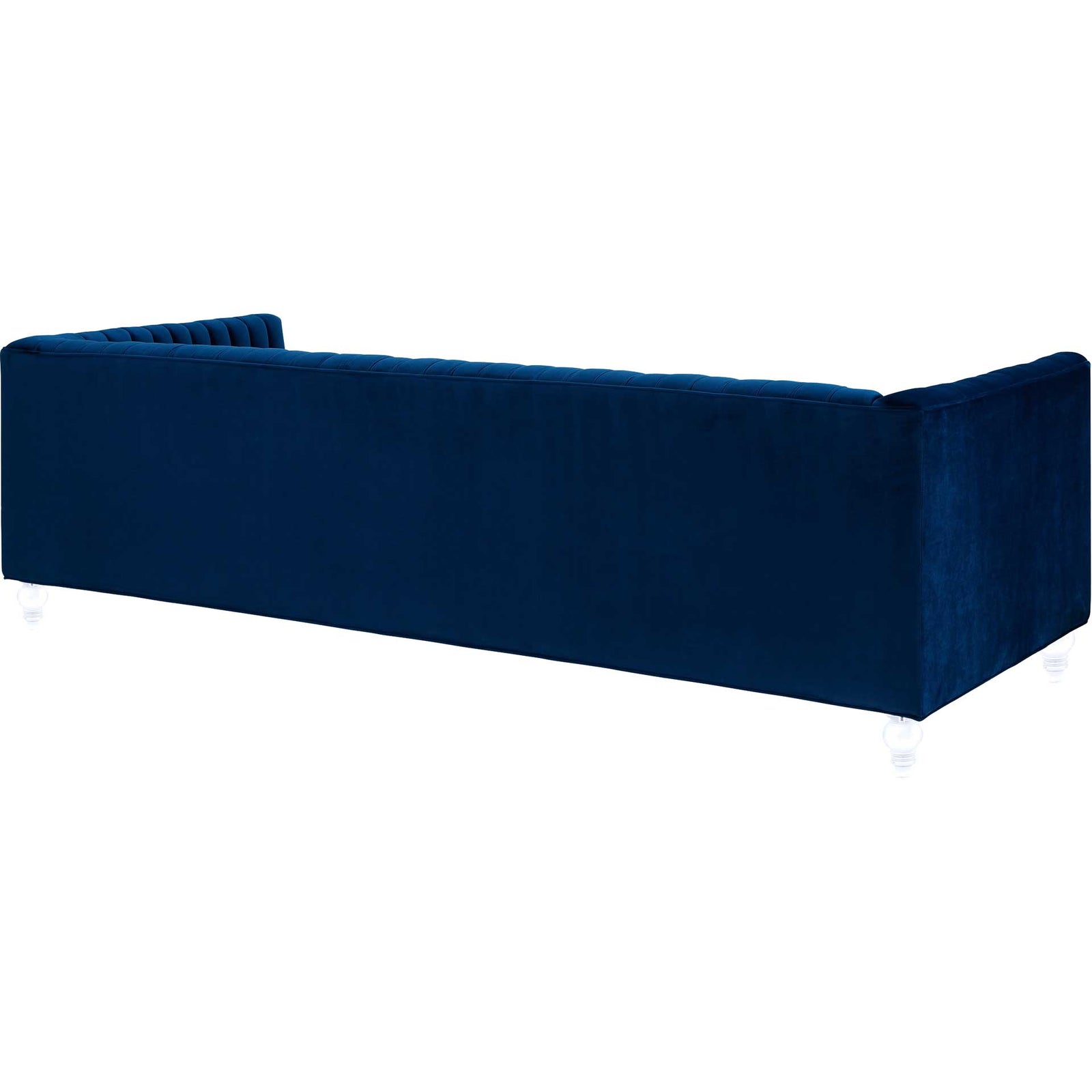 Aviate Velvet Sofa Blue