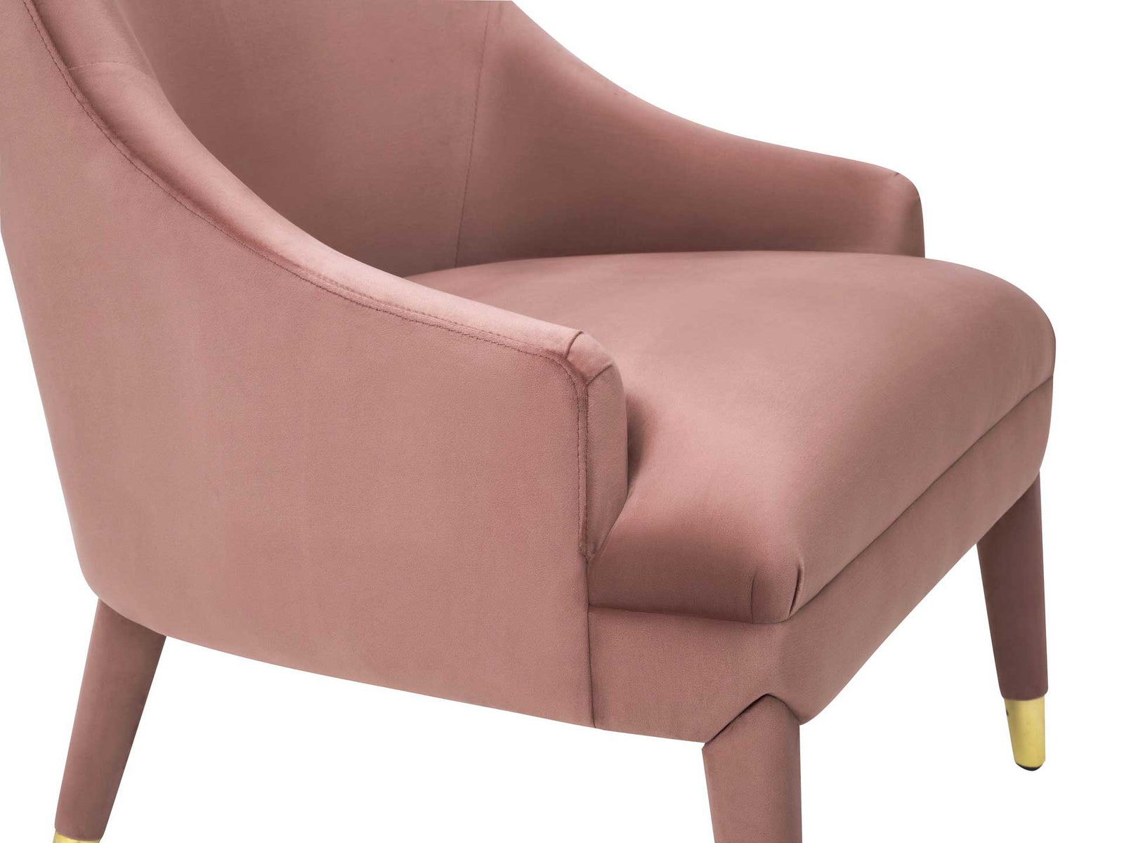 Orion Velvet Chair Dusty Rose