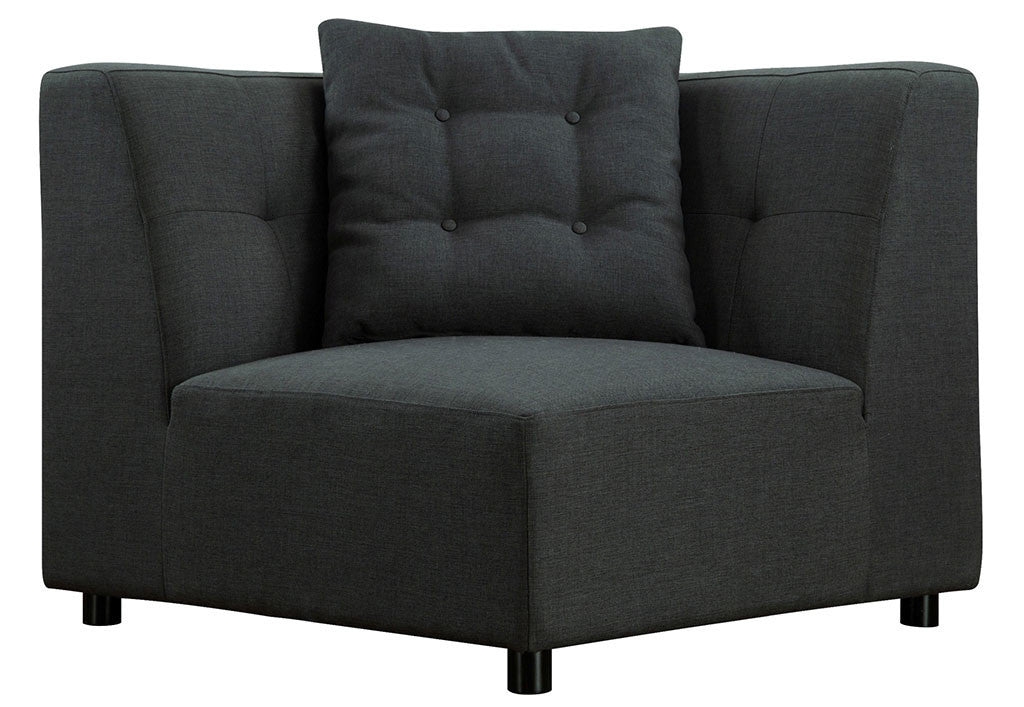 Eton Gray Linen 5 Piece Modular Sectional