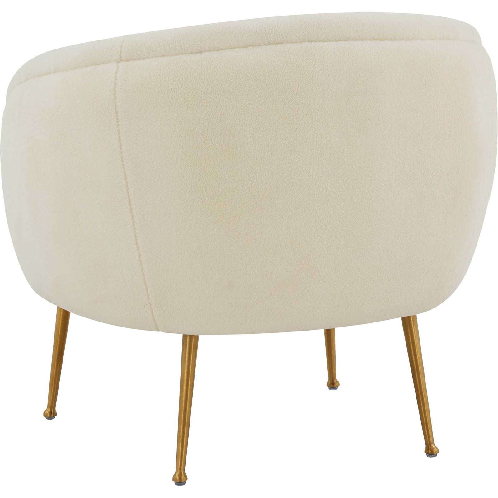Pristine Faux Sheepskin Chair Cream
