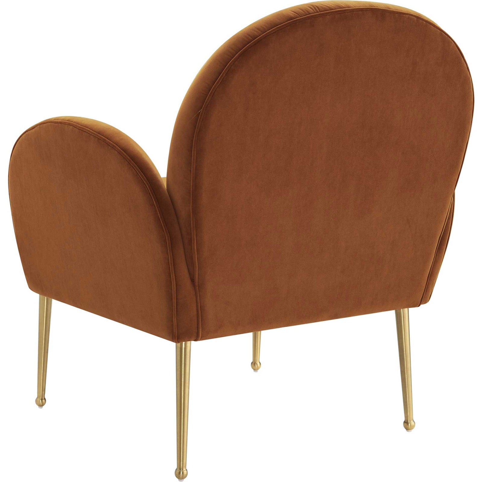 Grimson Velvet Chair Cognac
