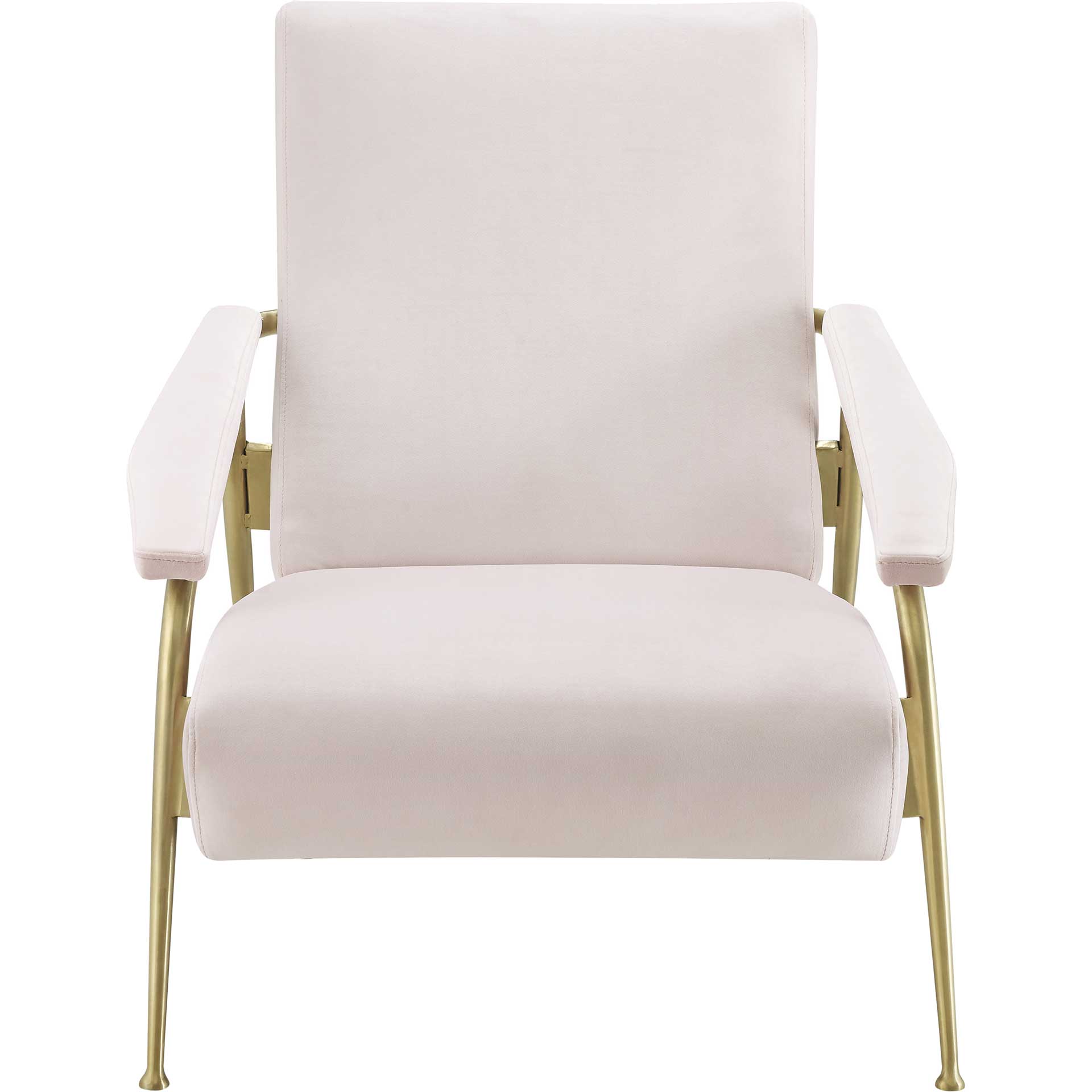 Abella Velvet Chair Blush