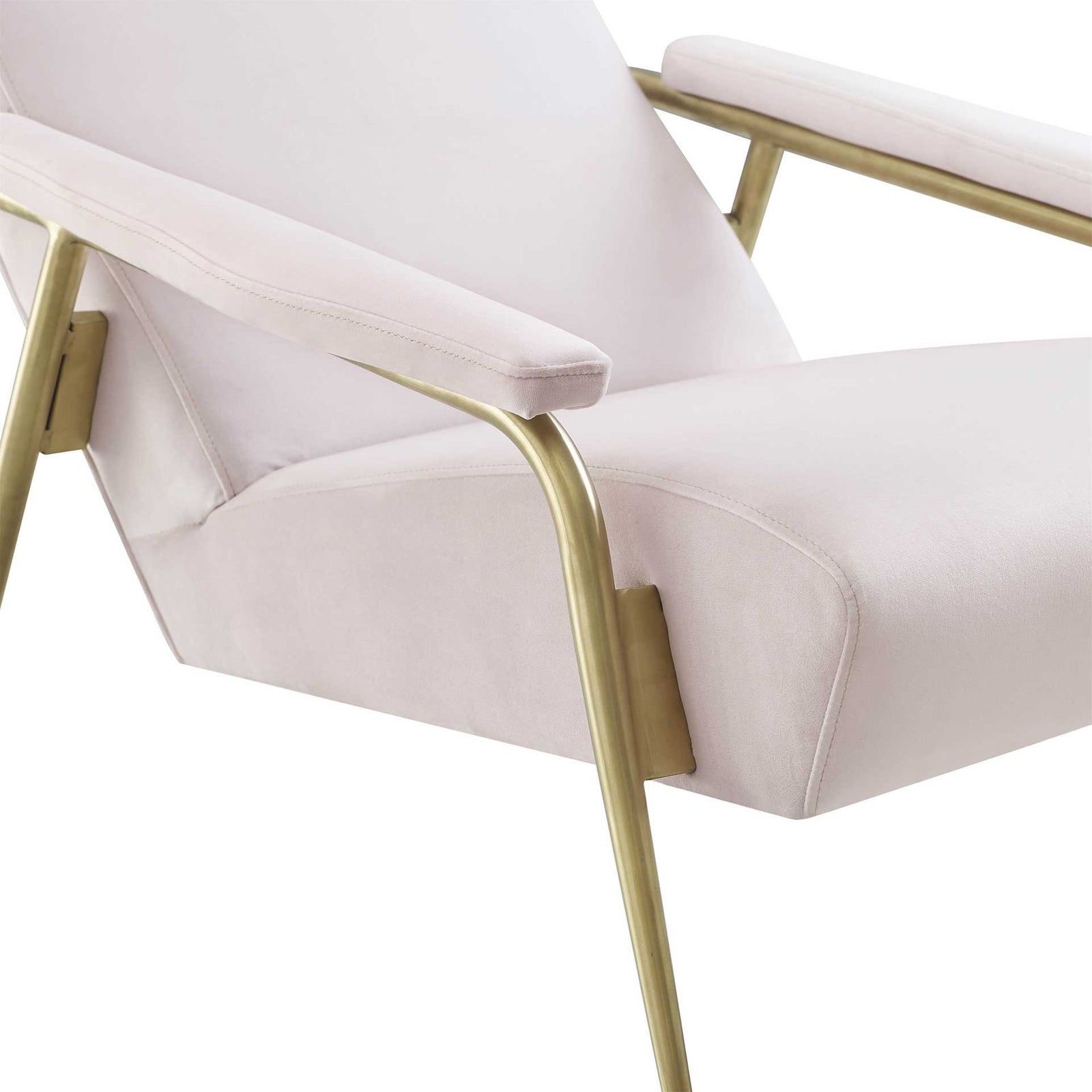 Abella Velvet Chair Blush