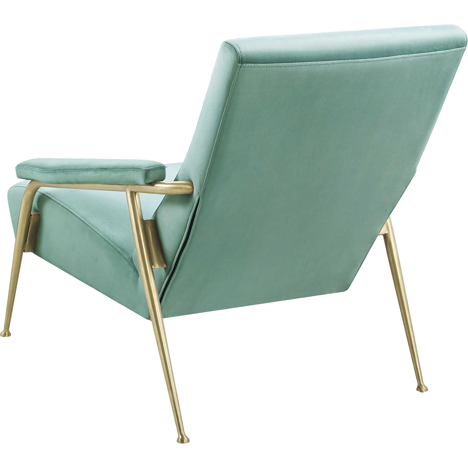Abella Velvet Chair Mint Green