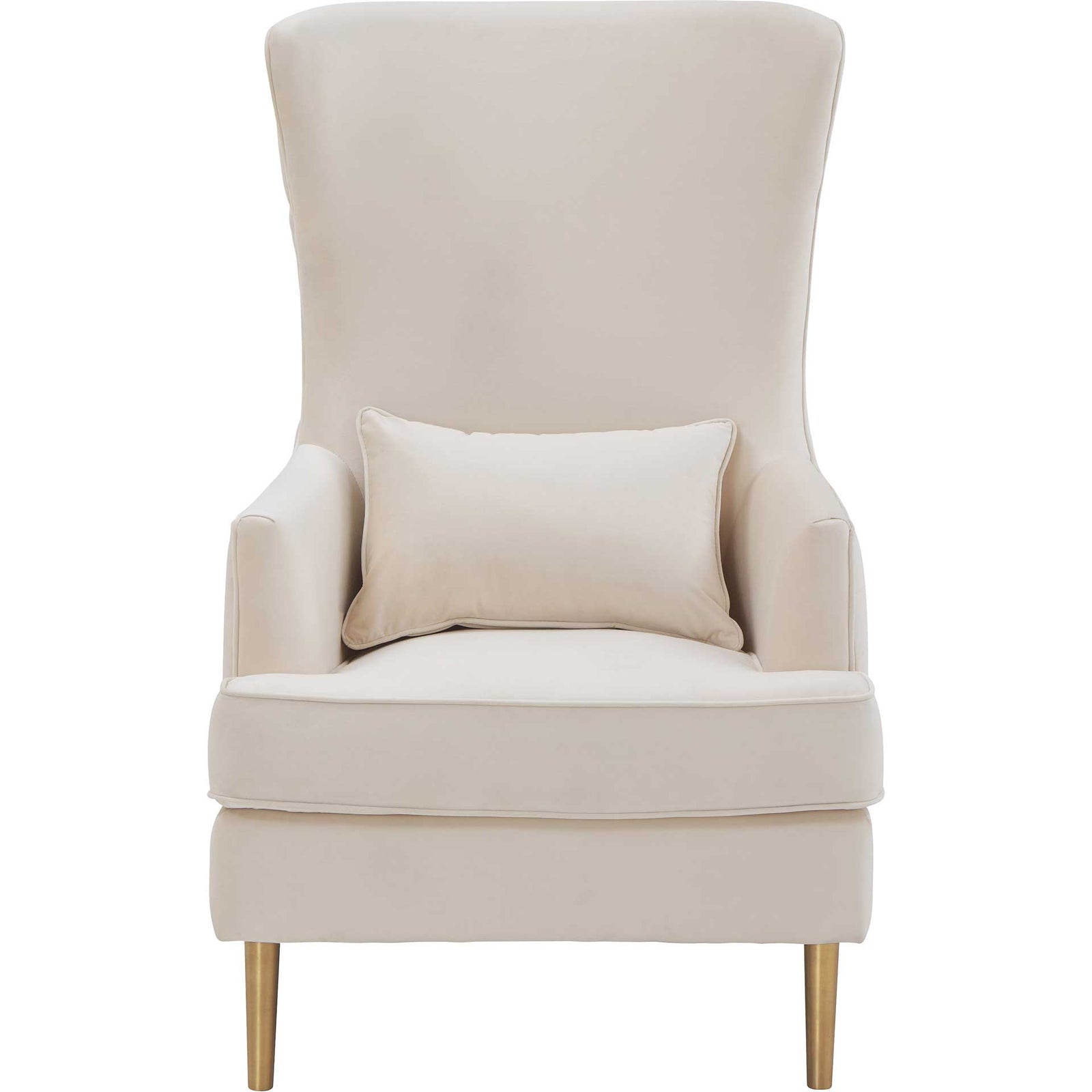 Alaia Tall Tufted Back Chair Cream