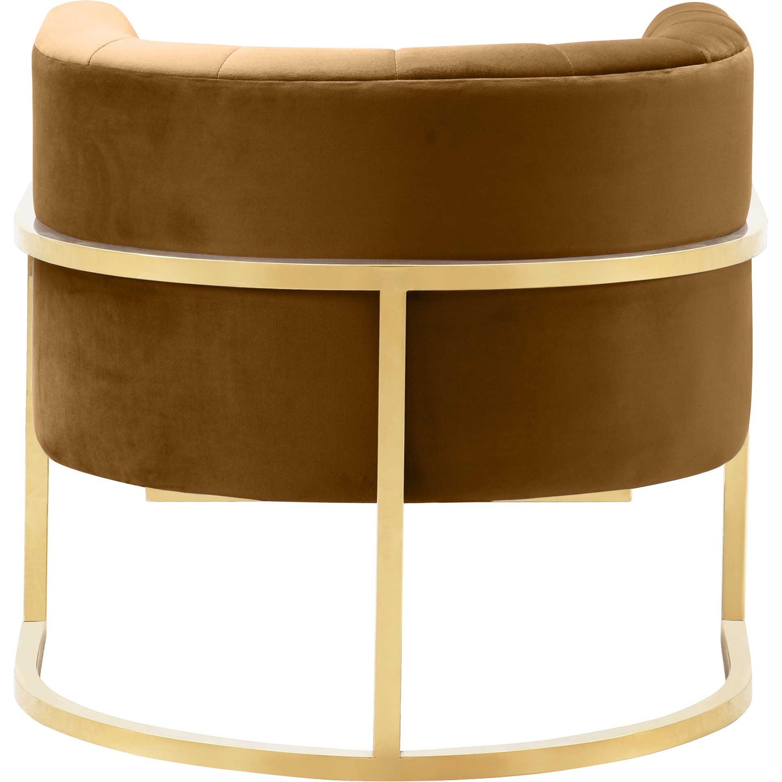 Maddison Velvet Chair Cognac
