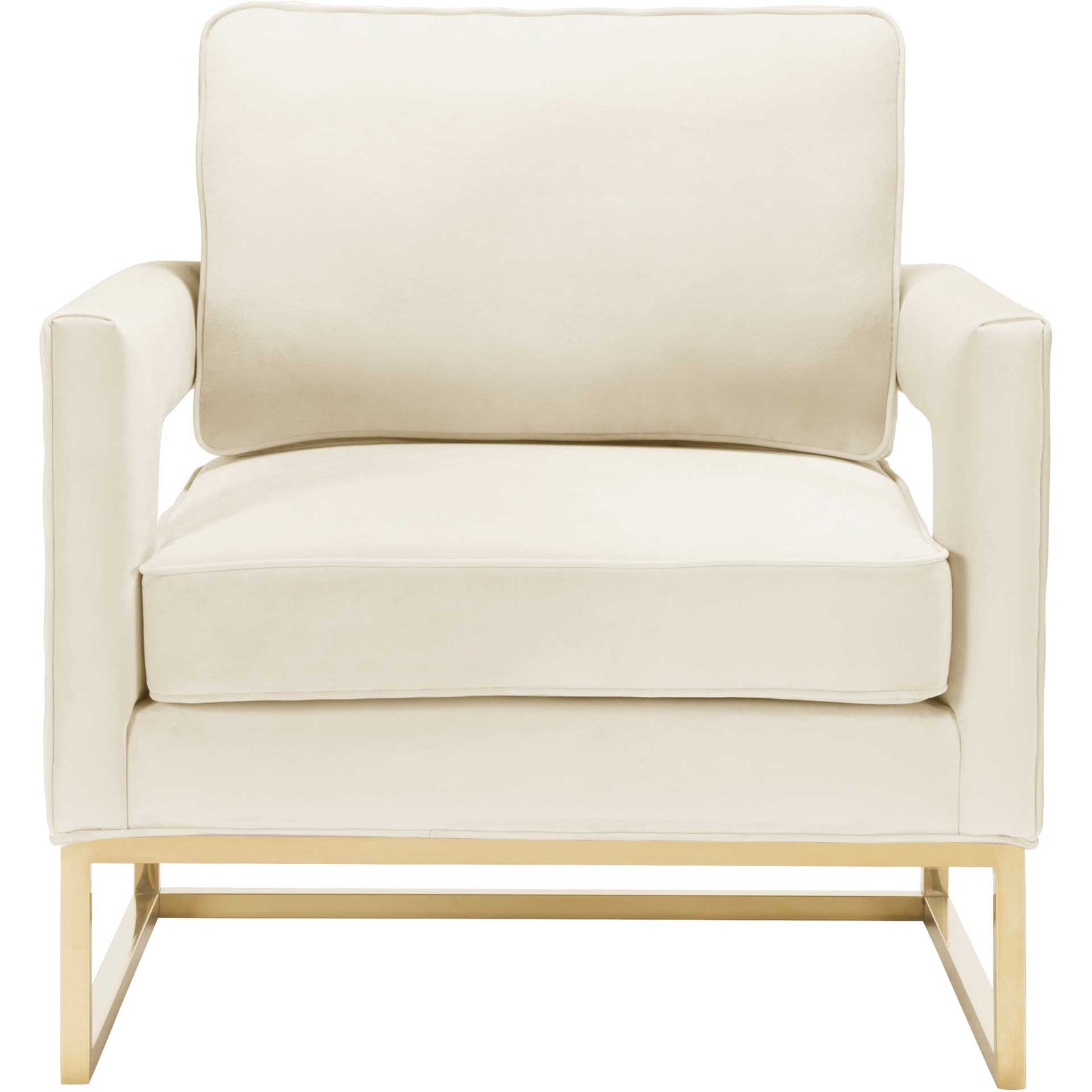 Alex Velvet Chair Cream