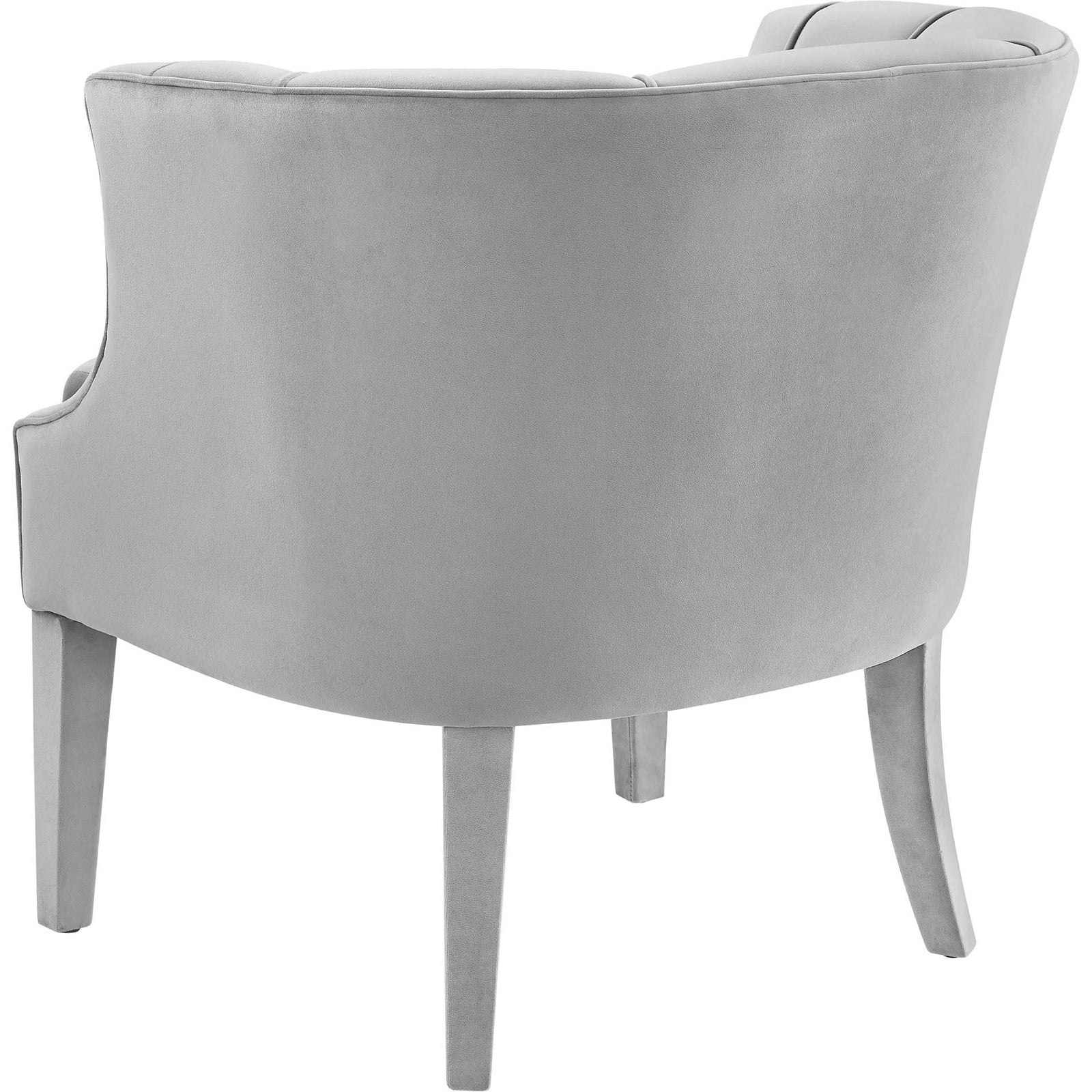 Tucker Velvet Chair Gray