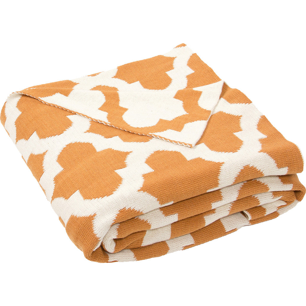 Trinity Golden Oak/Cloud Cream Throw